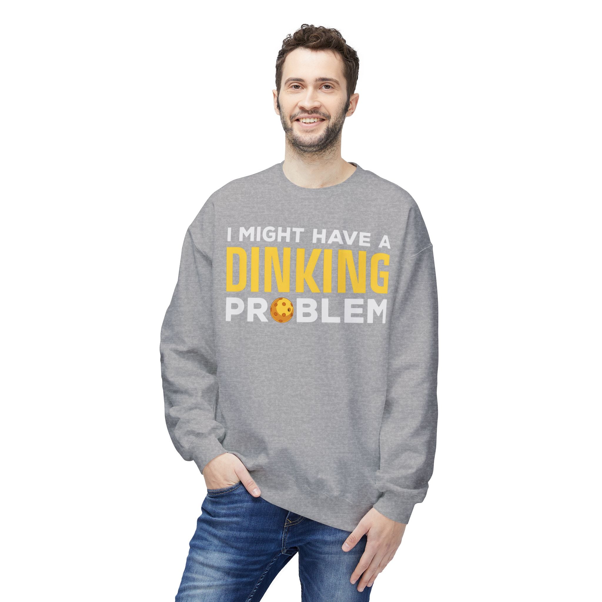Dinking Problem Sweatshirt — Funny Disc Golf Crewneck