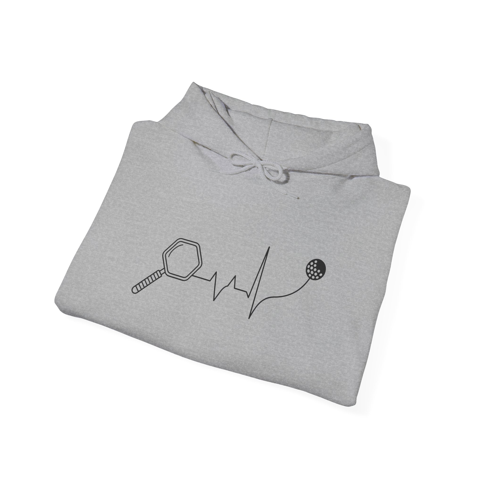 Microscope Heartbeat Hoodie — Science Lover Lab Tech Sweatshirt