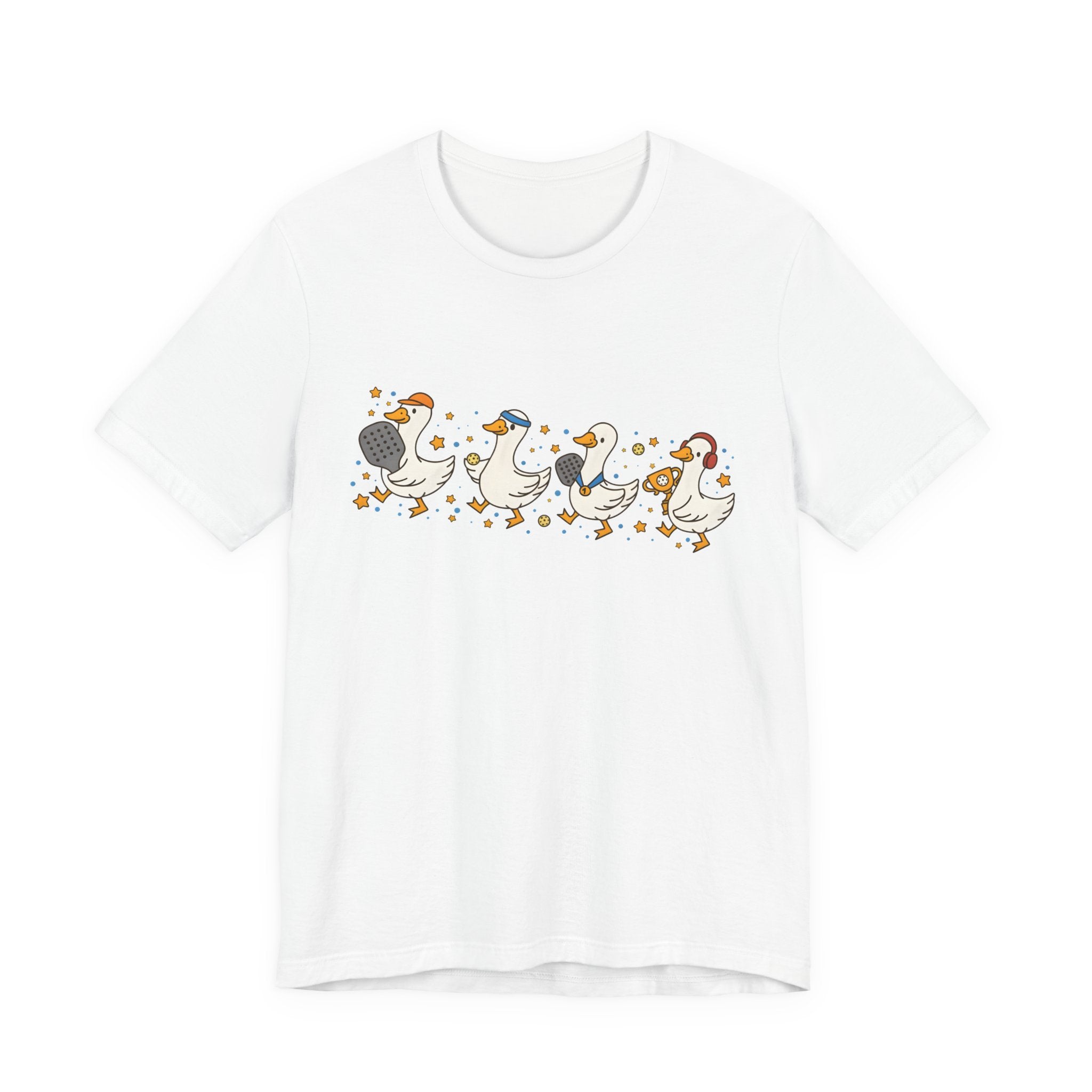 Duck Family Tee — Cute Ducks in Hats Graphic T-Shirt