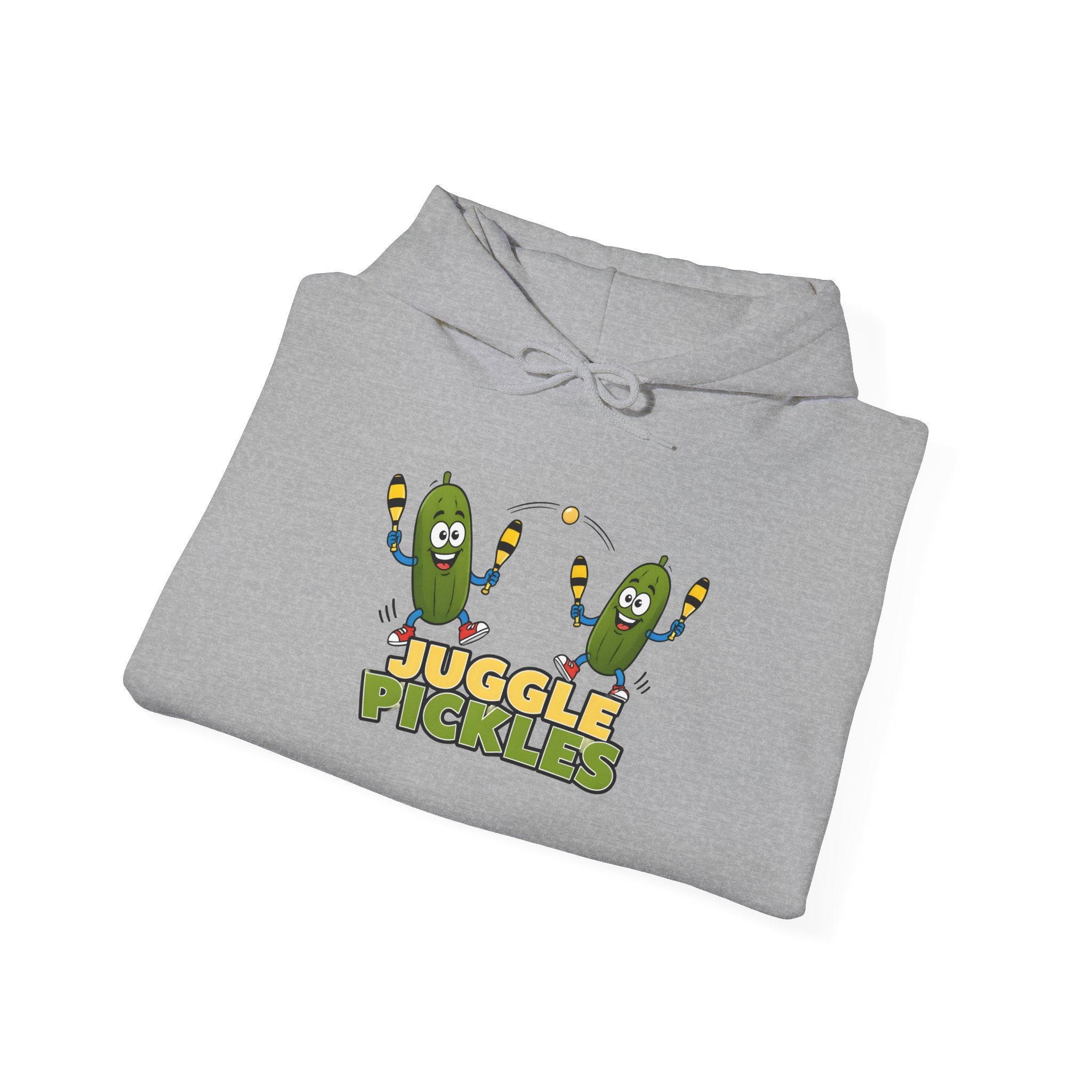 Juggling Pickles Hoodie — Cute Funny 'Juggle Pickle' Graphic Hooded Sweatshirt