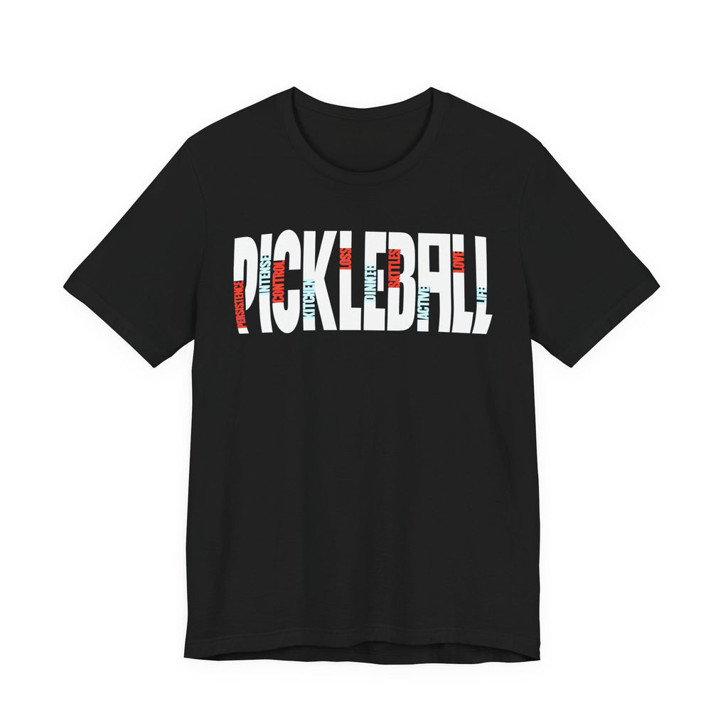 Pickleball Graphic Tee – Vintage Paddle & Ball Design