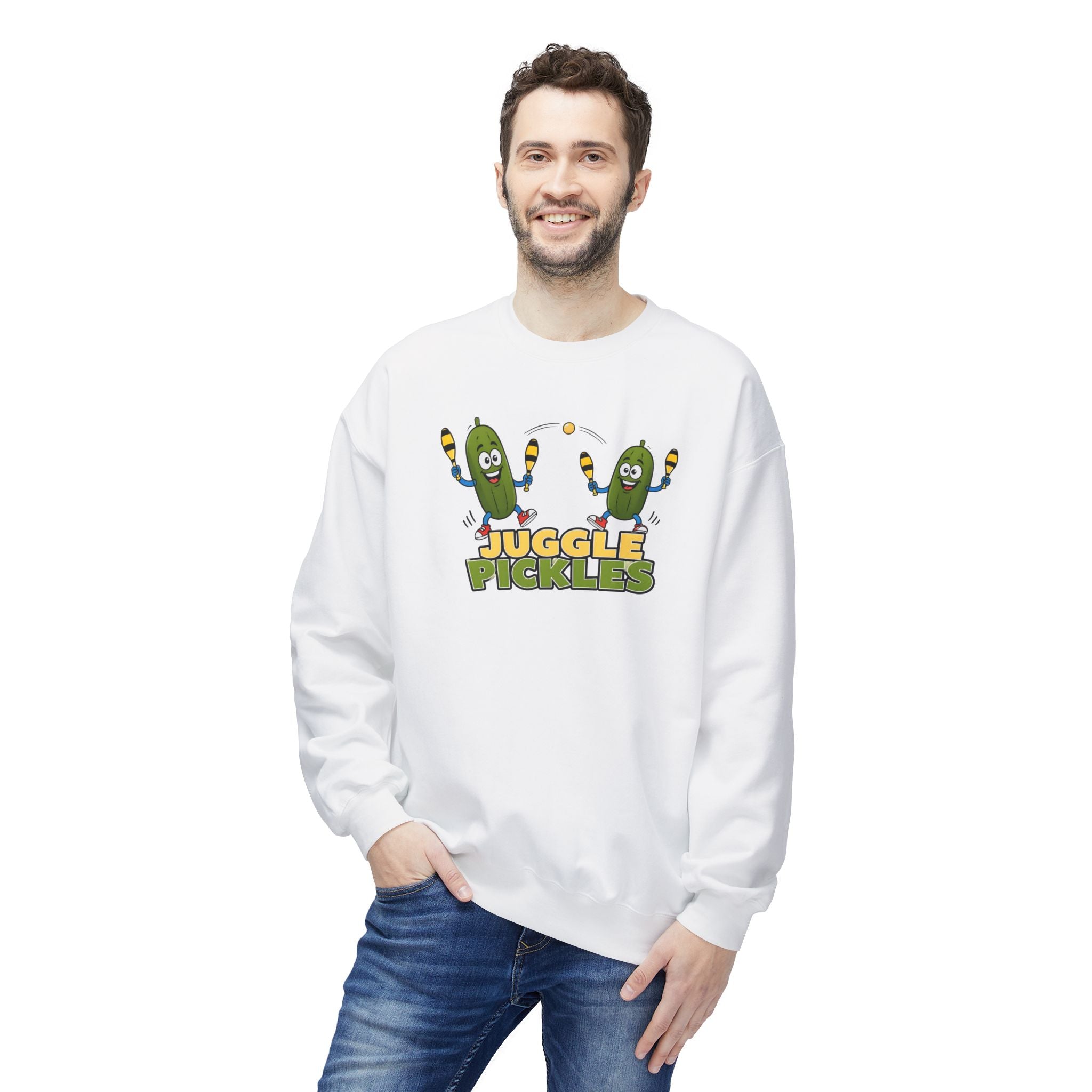 Juggle Pickles Crewneck Sweatshirt