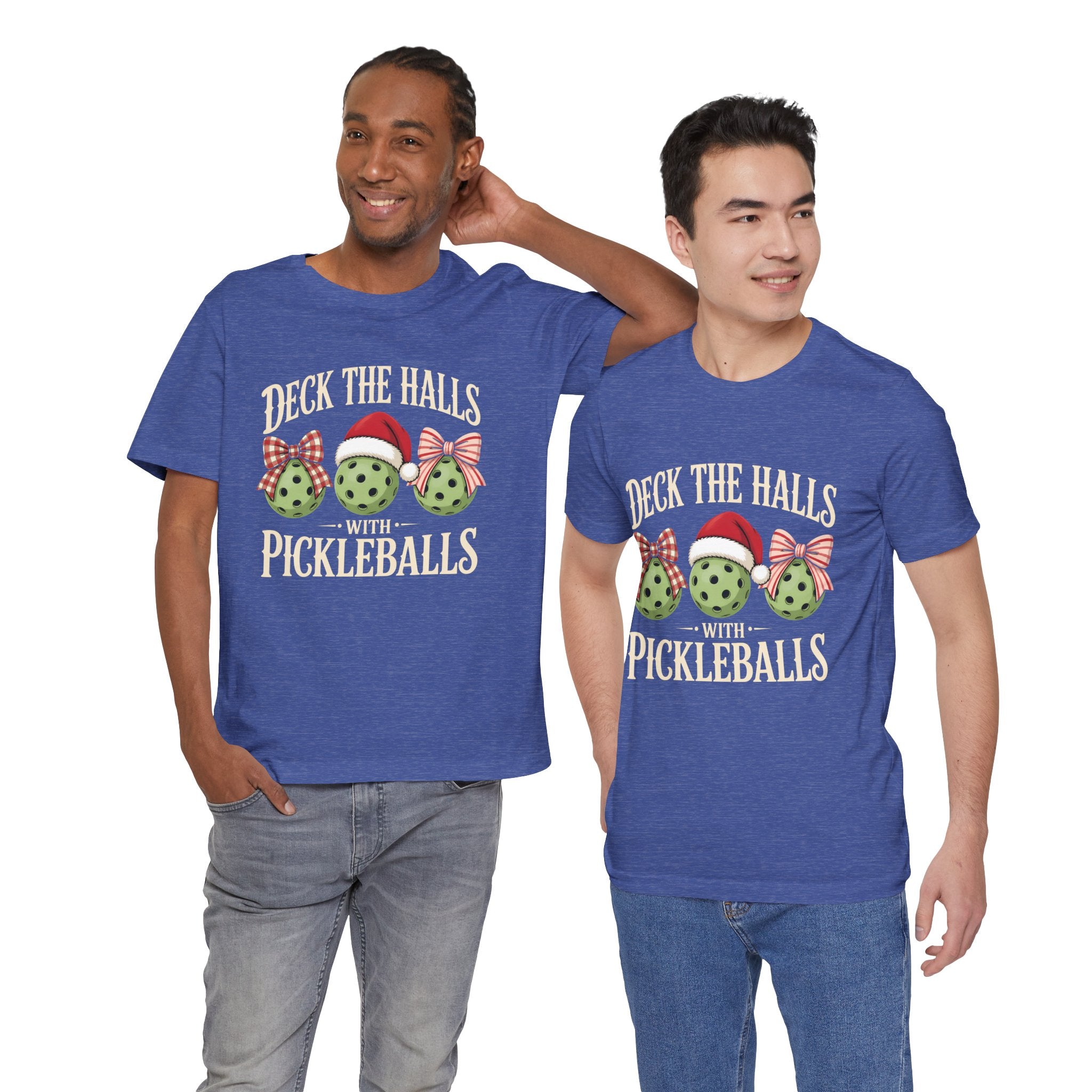 Deck the Halls with Pickleballs Christmas Tee