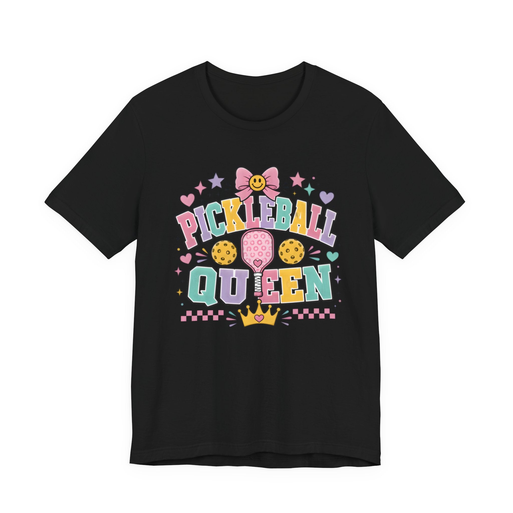 Pickleball Queen Tee — Cute Pastel Pickleball Shirt for Women & Girls