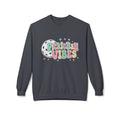 Pickleball Vibes Crewneck Sweatshirt — Pastel Retro Pickleball Graphic