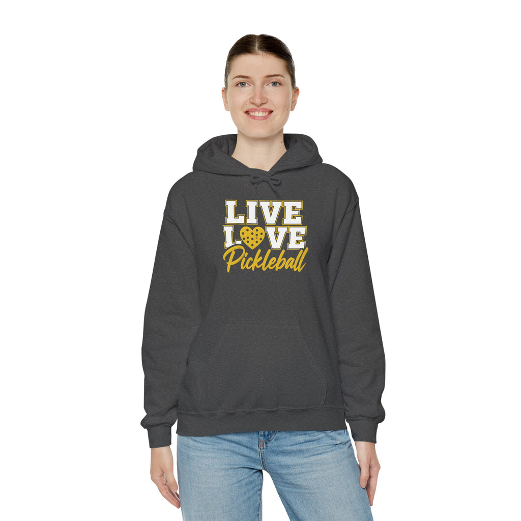 Live Love Pickleball Hoodie — Pickleball Player Gift Pullover