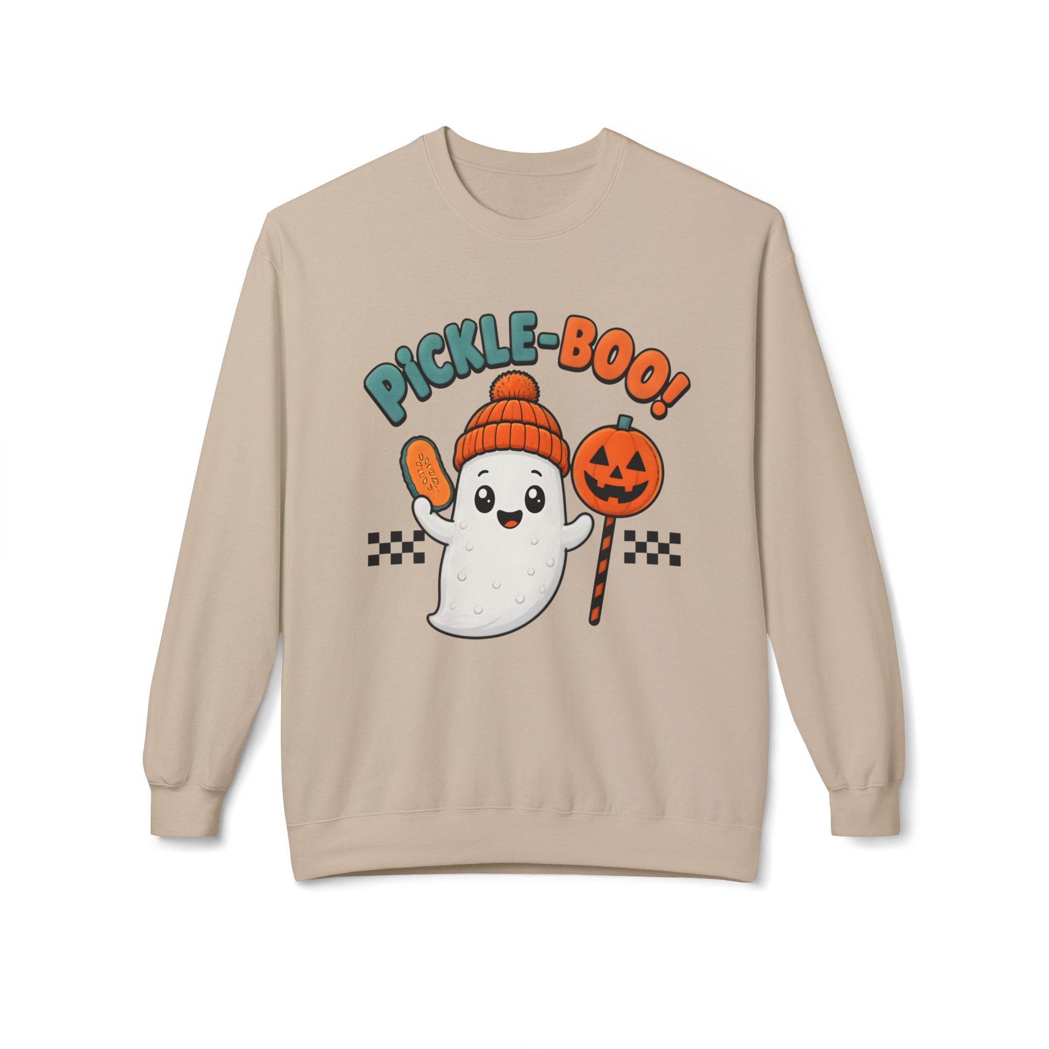 Halloween Pickle-Boo Ghost Sweatshirt