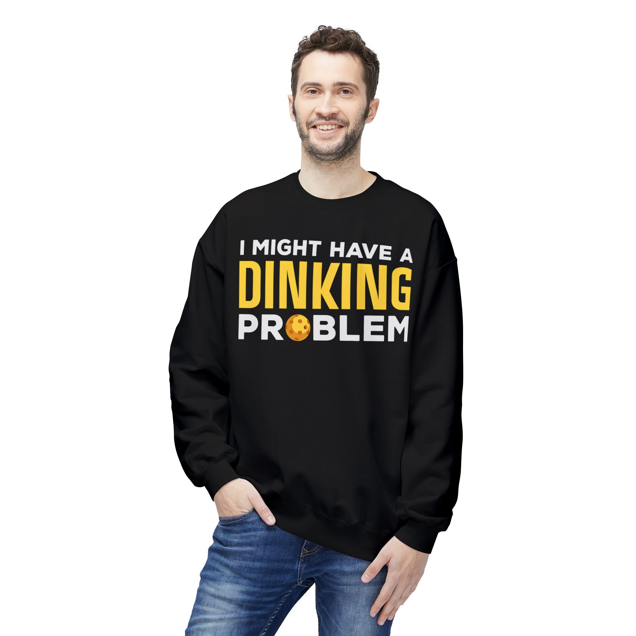 Dinking Problem Sweatshirt — Funny Disc Golf Crewneck