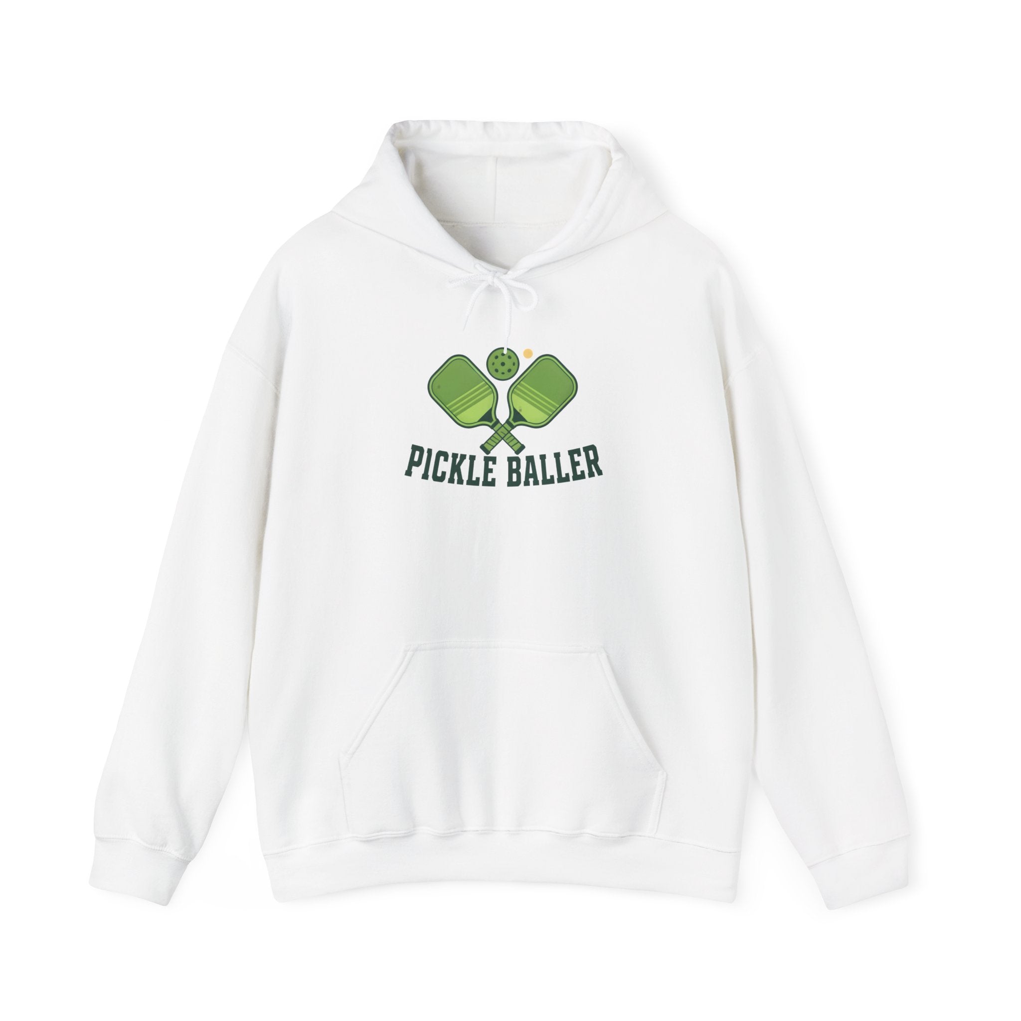 Pickle Baller Hoodie — Pickleball Paddles Graphic Hooded Sweatshirt