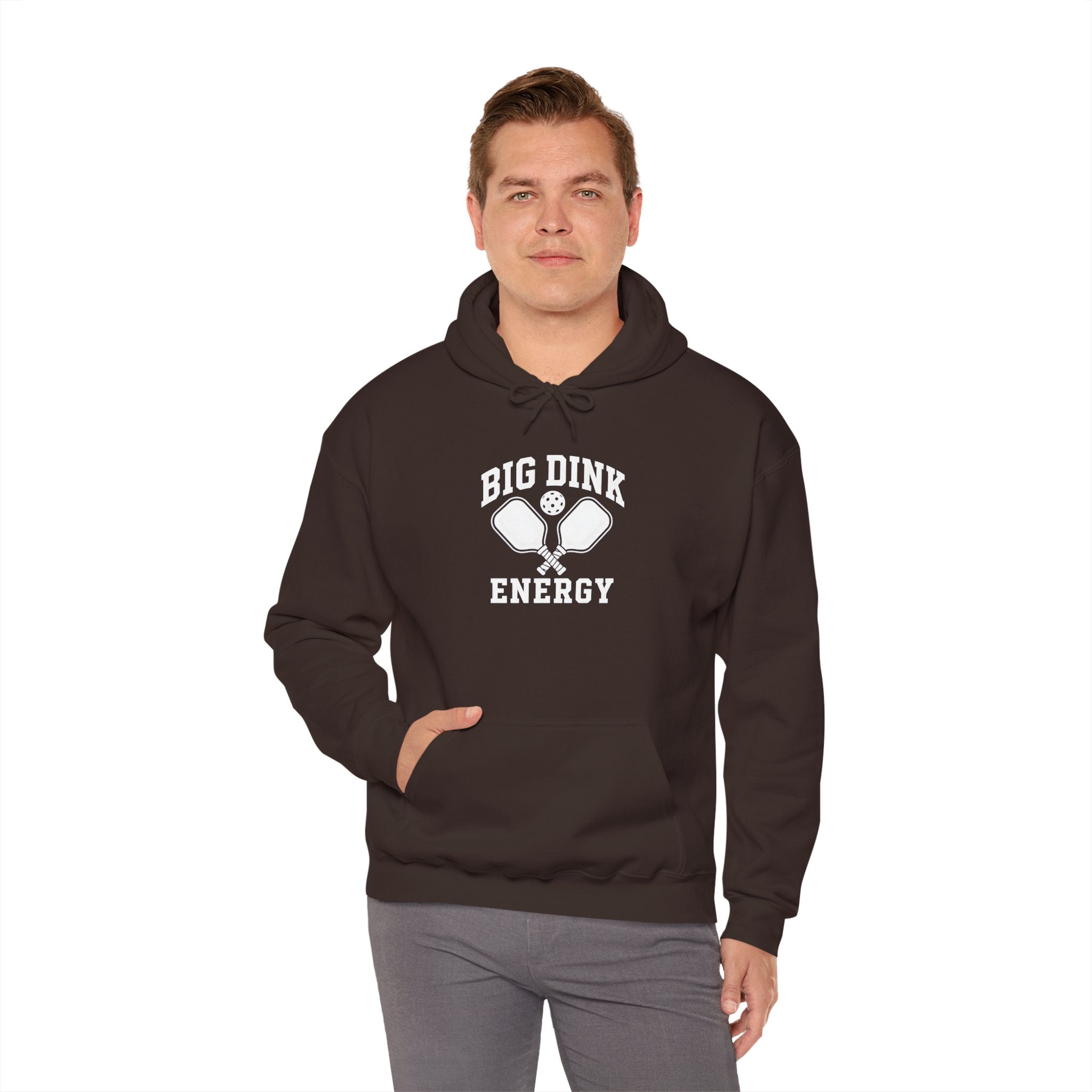 Big Dink Energy Hoodie - Pickleball Paddle Graphic Sweatshirt