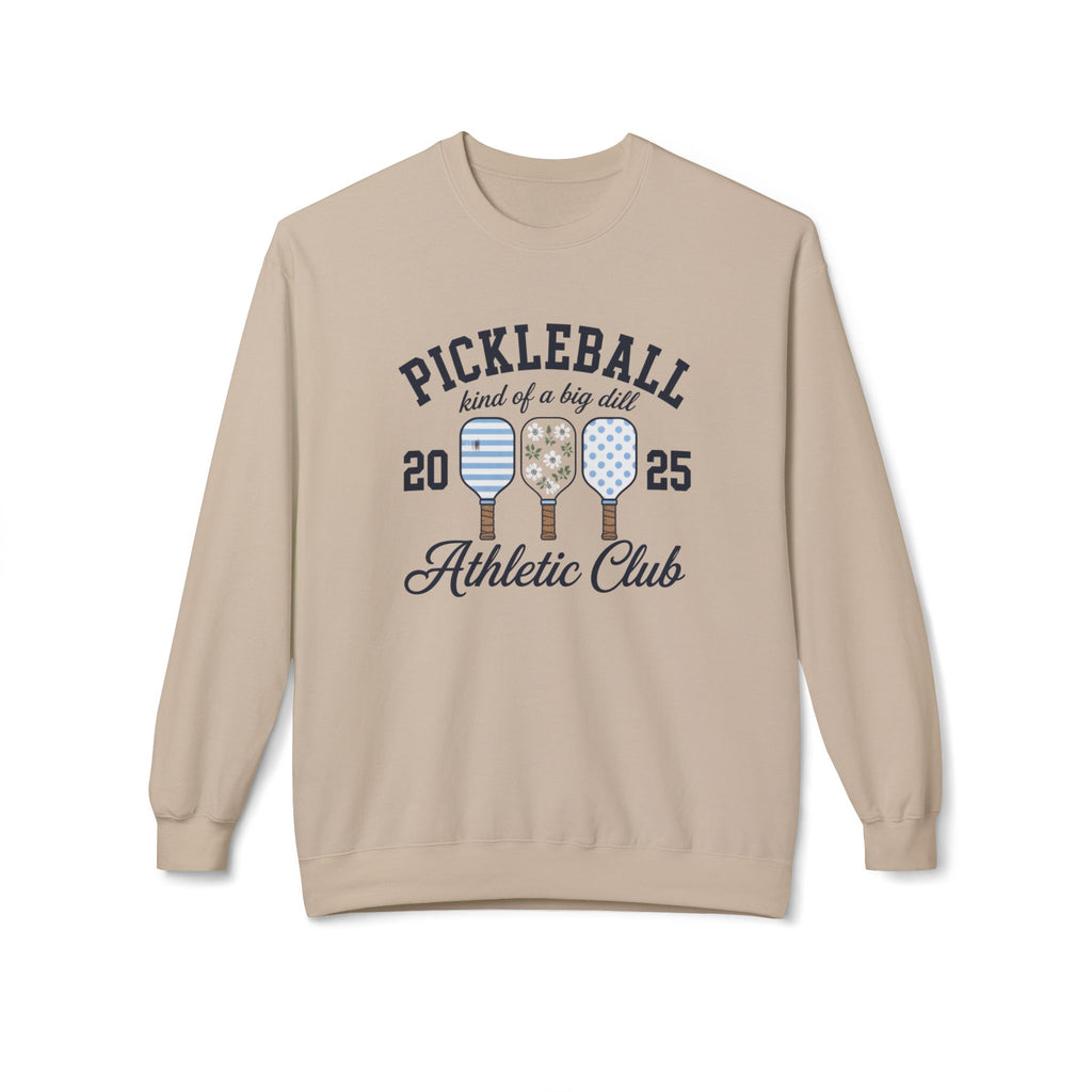 Pickleball Athletic Club Crewneck Sweatshirt — 2025 "Kind of a Big Dill" Design