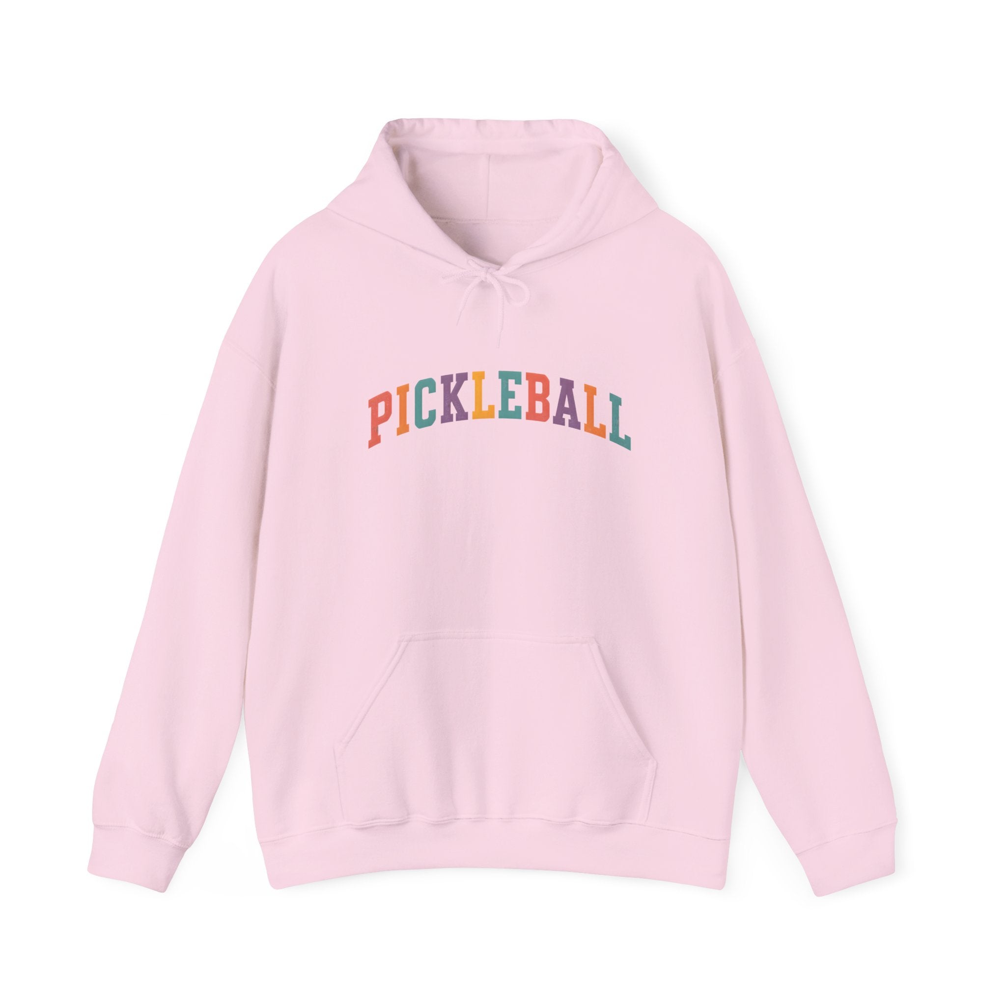 Pickleball Rainbow Hoodie — Colorful Pickleball Pullover for Players & Fans