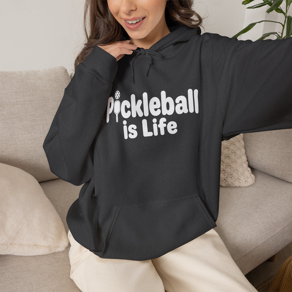 Pickleball Is Life Hoodie — Funny Pickleball Player Pullover
