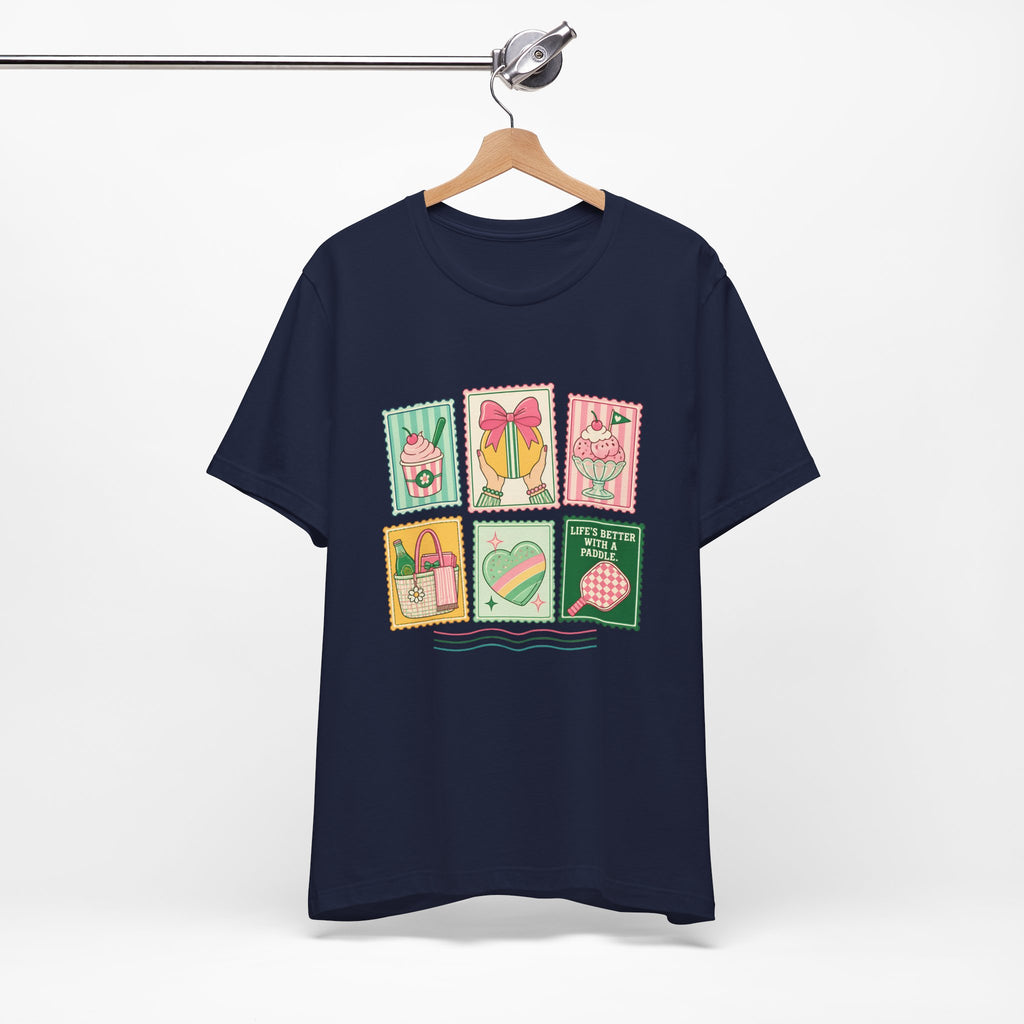 Summer Picnic Graphic Tee — 'Life's Better with a Picnic' Vintage Stamp Design