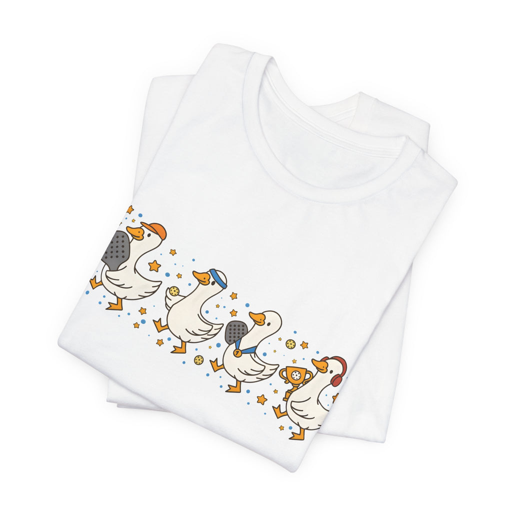 Duck Family Tee — Cute Ducks in Hats Graphic T-Shirt