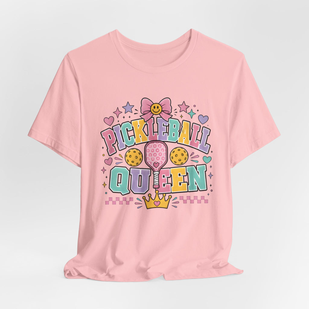 Pickleball Queen Tee — Cute Pastel Pickleball Shirt for Women & Girls