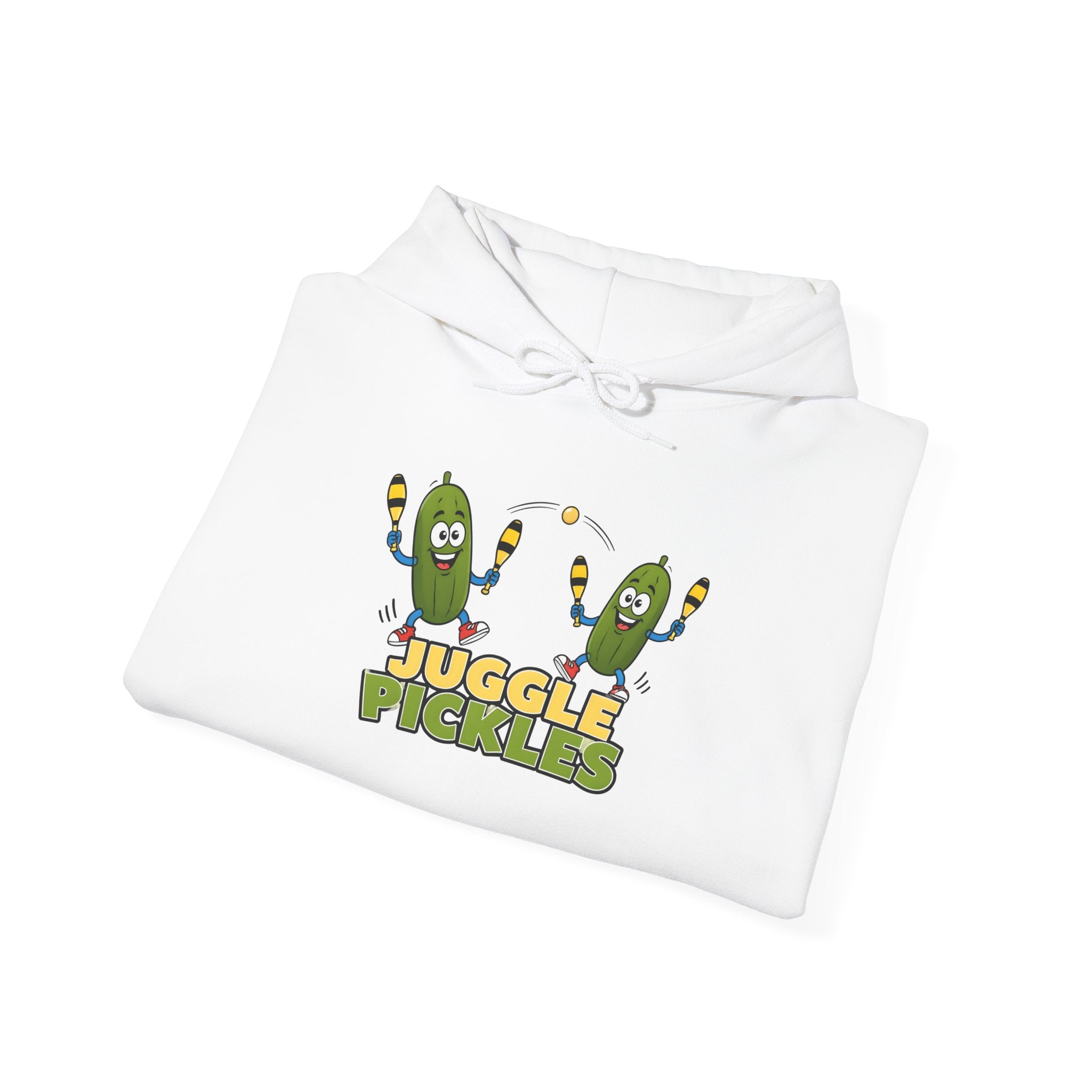 Juggling Pickles Hoodie — Cute Funny 'Juggle Pickle' Graphic Hooded Sweatshirt