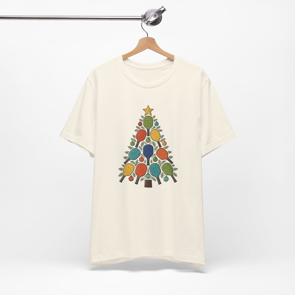 Christmas Tree String Lights T‑Shirt — Retro Holiday Bulb Tee