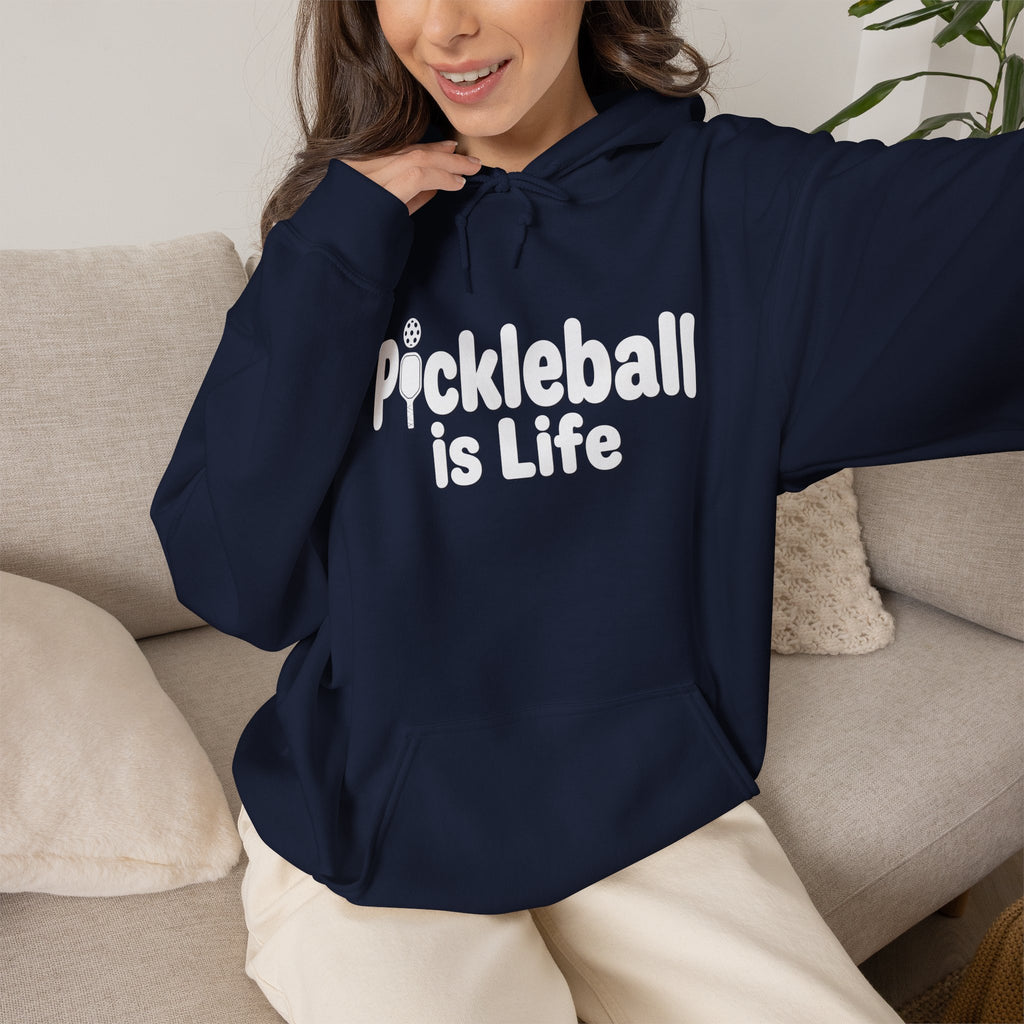 Pickleball Is Life Hoodie — Funny Pickleball Player Pullover