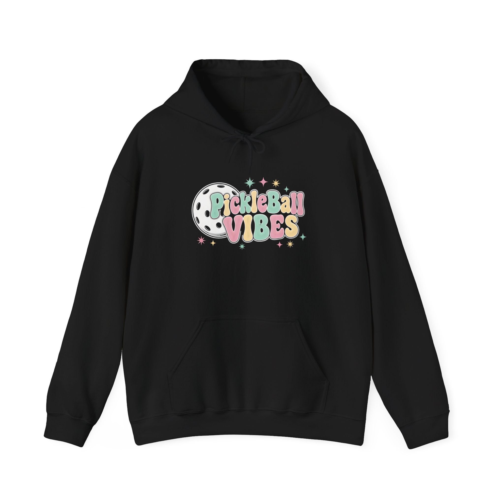 Pickleball Vibes Hoodie — Retro Pastel Pickleball Graphic Sweatshirt