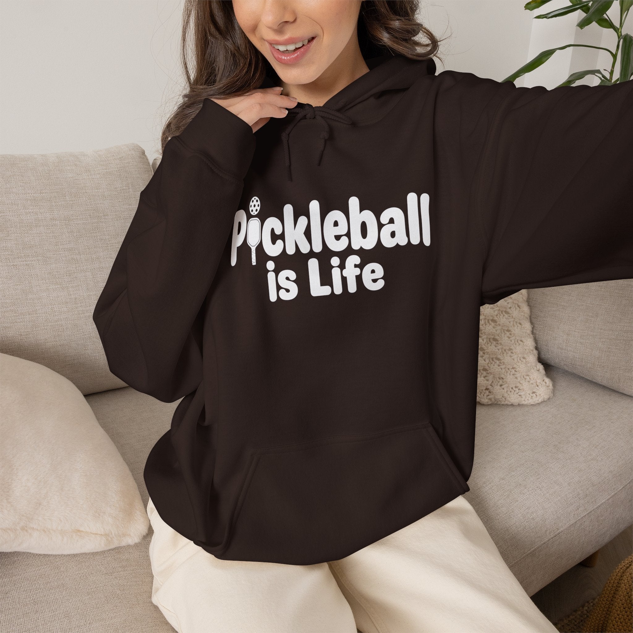 Pickleball Is Life Hoodie — Funny Pickleball Player Pullover
