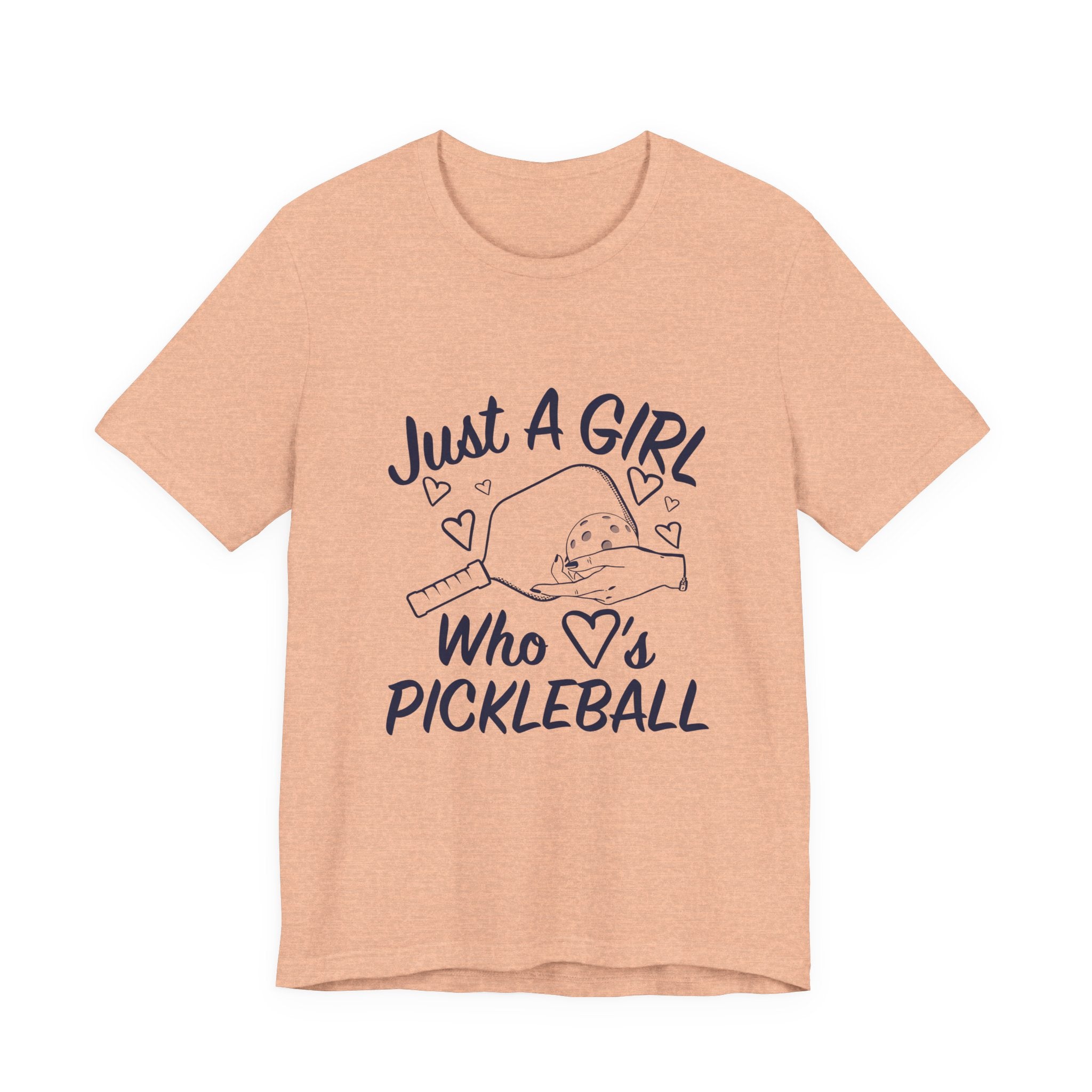 Pickleball Tee — "Just a Girl Who Loves Pickleball" Graphic Shirt