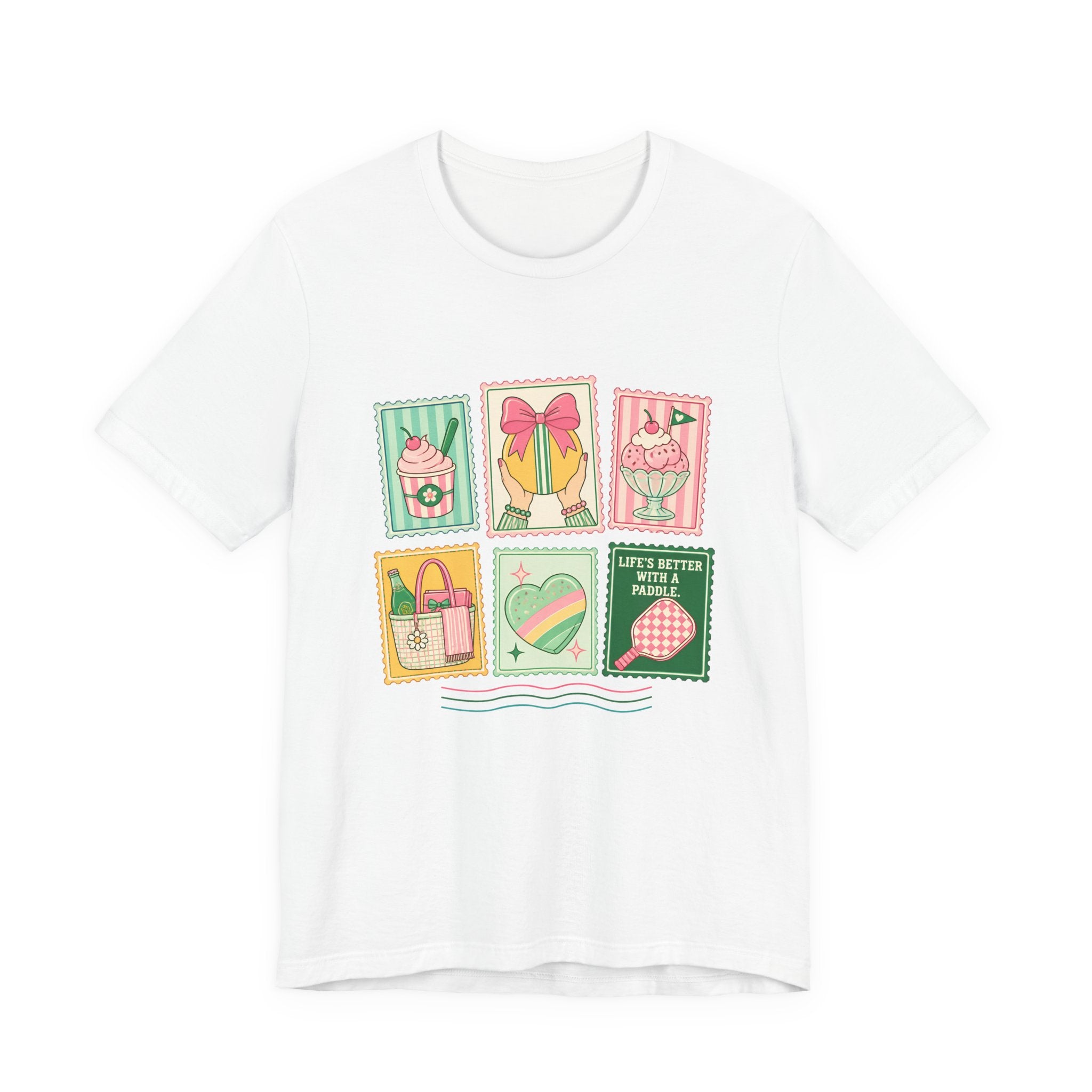 Summer Picnic Graphic Tee — 'Life's Better with a Picnic' Vintage Stamp Design