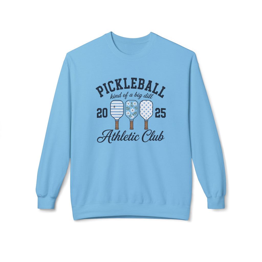 Pickleball Athletic Club Crewneck Sweatshirt — 2025 "Kind of a Big Dill" Design