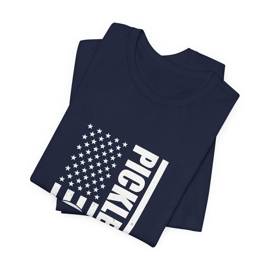 Pickleball Flag Tee — American Pickleball Player T-Shirt
