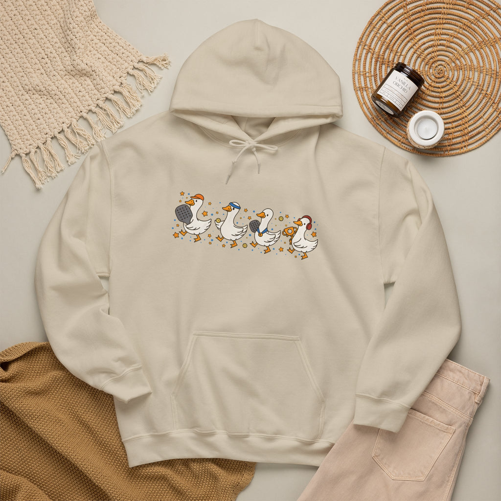 Halloween Duck Lineup Hoodie — Cute Trick-or-Treating Ducks Pullover