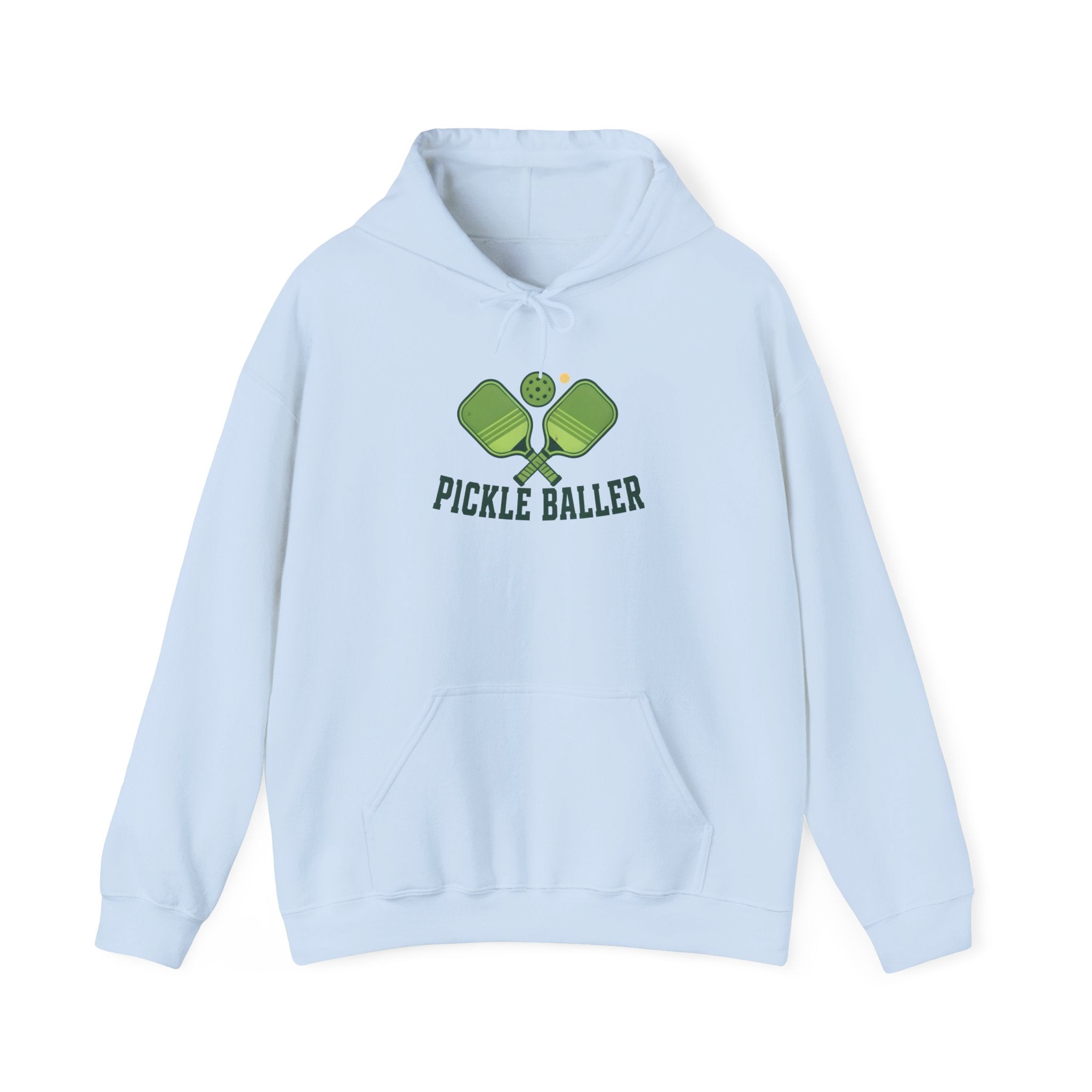 Pickle Baller Hoodie — Pickleball Paddles Graphic Hooded Sweatshirt
