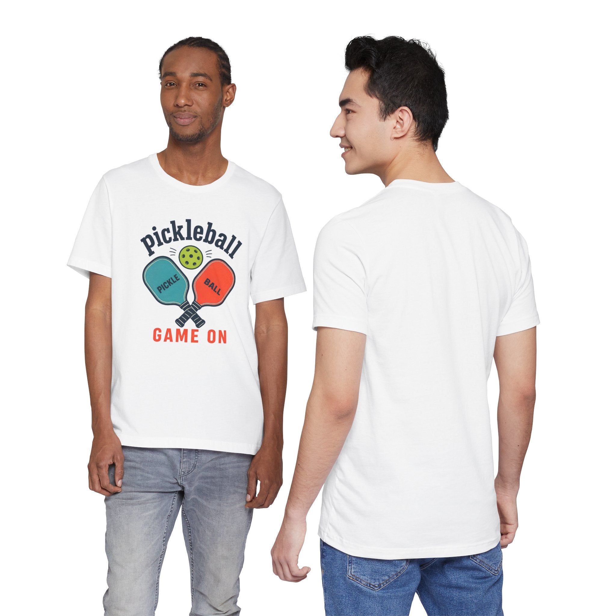 Pickleball 'Game On' Tee — Retro Pickleball Paddles Graphic T-Shirt