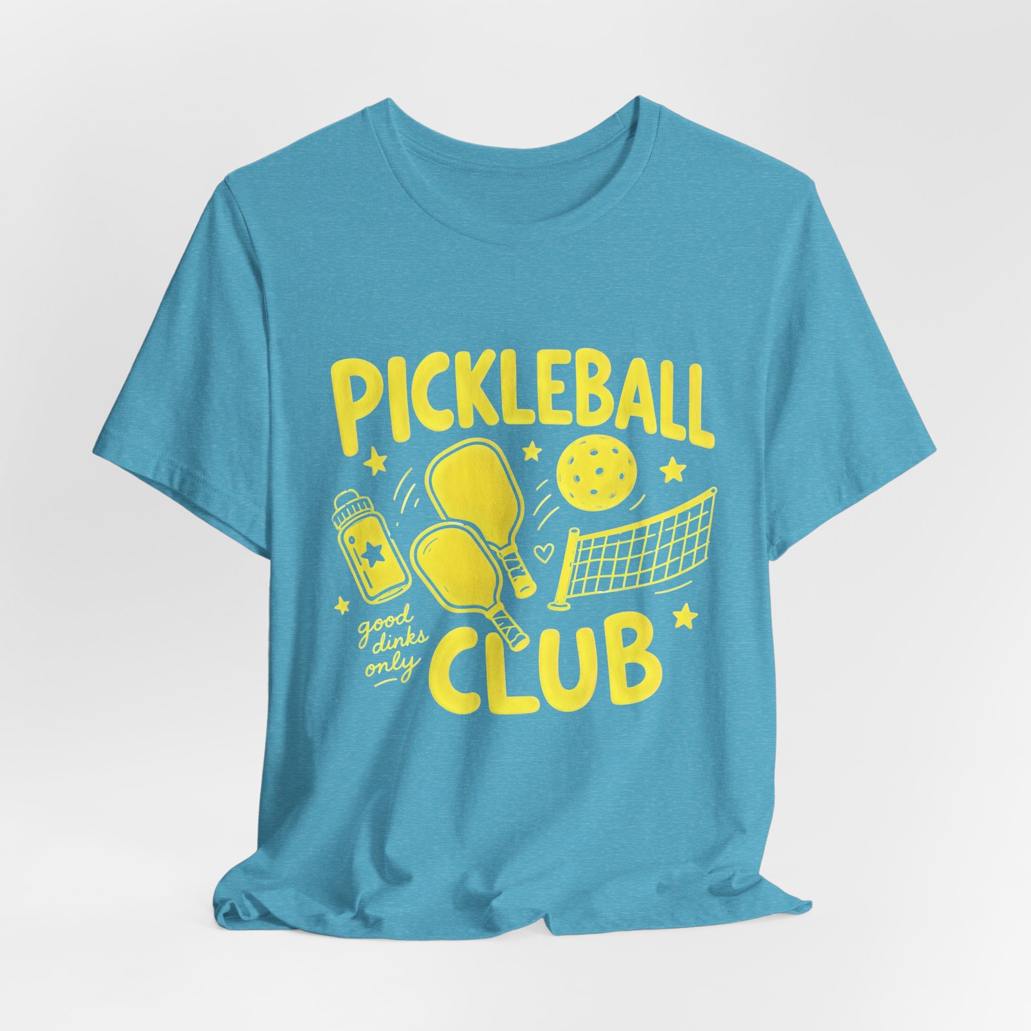 Pickleball Club Graphic Tee — "Good Doubles Only" Short Sleeve Shirt