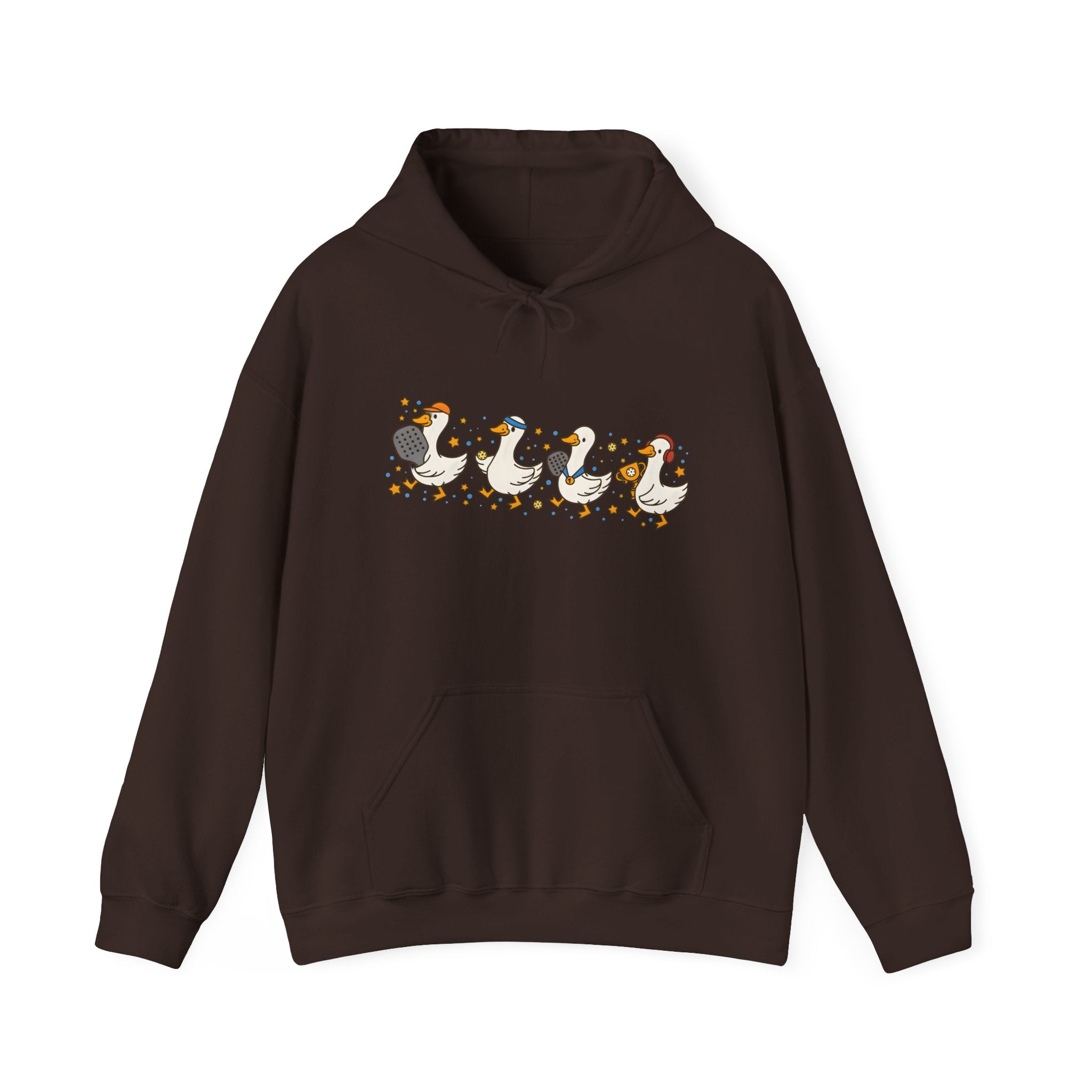 Halloween Duck Lineup Hoodie — Cute Trick-or-Treating Ducks Pullover