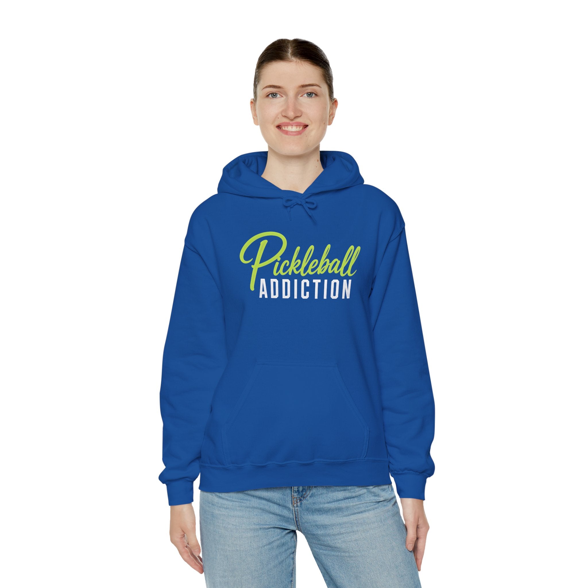 Pickleball Addiction Hoodie - Pickleball Sports Pullover for Players & Fans