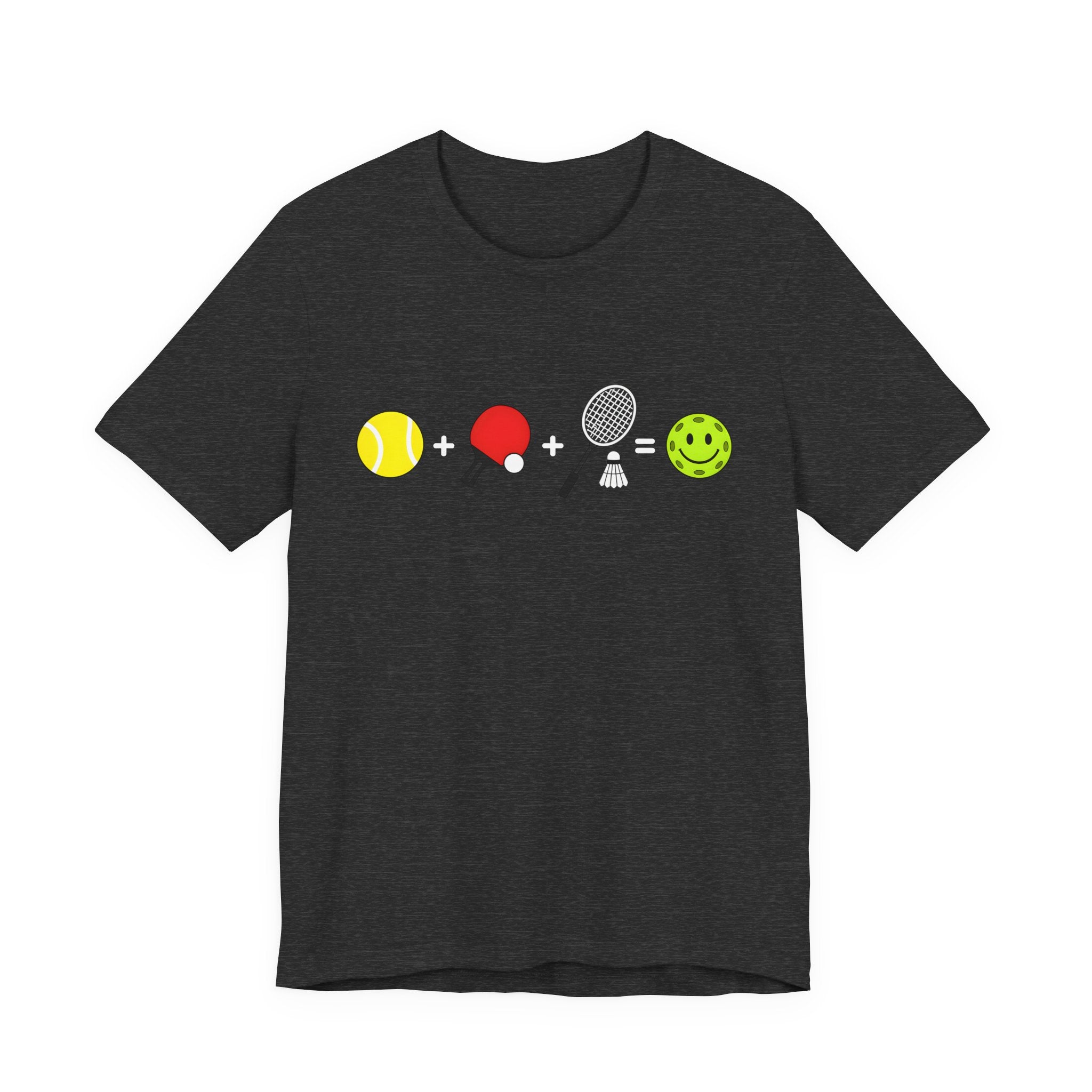 Tennis + Table Tennis Mashup Tee — Funny Sports Emoji Puzzle Shirt