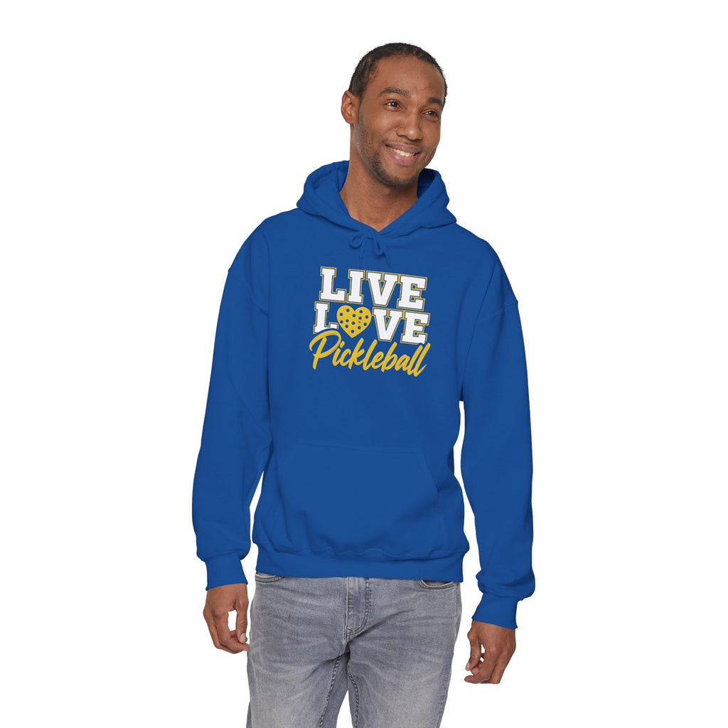 Live Love Pickleball Hoodie — Pickleball Player Gift Pullover
