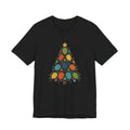 Christmas Tree String Lights T‑Shirt — Retro Holiday Bulb Tee