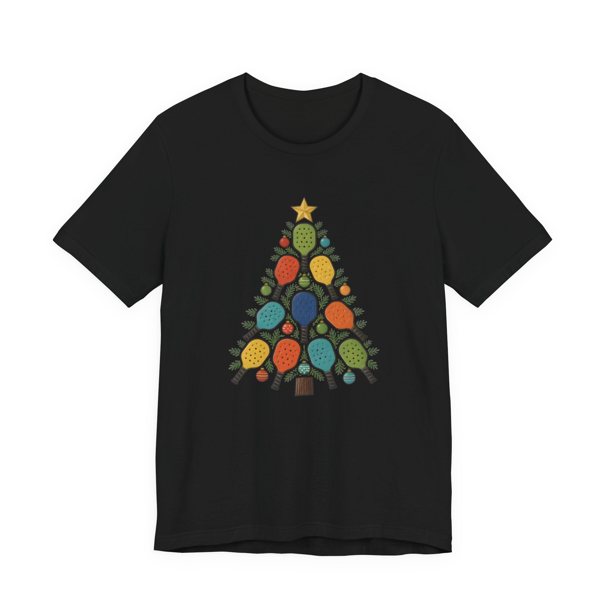 Christmas Tree String Lights T‑Shirt — Retro Holiday Bulb Tee