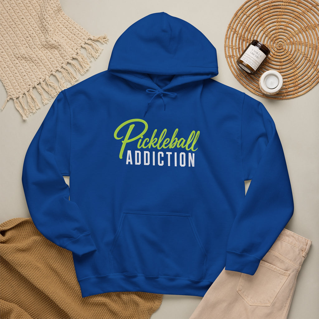 Pickleball Addiction Hoodie - Pickleball Sports Pullover for Players & Fans