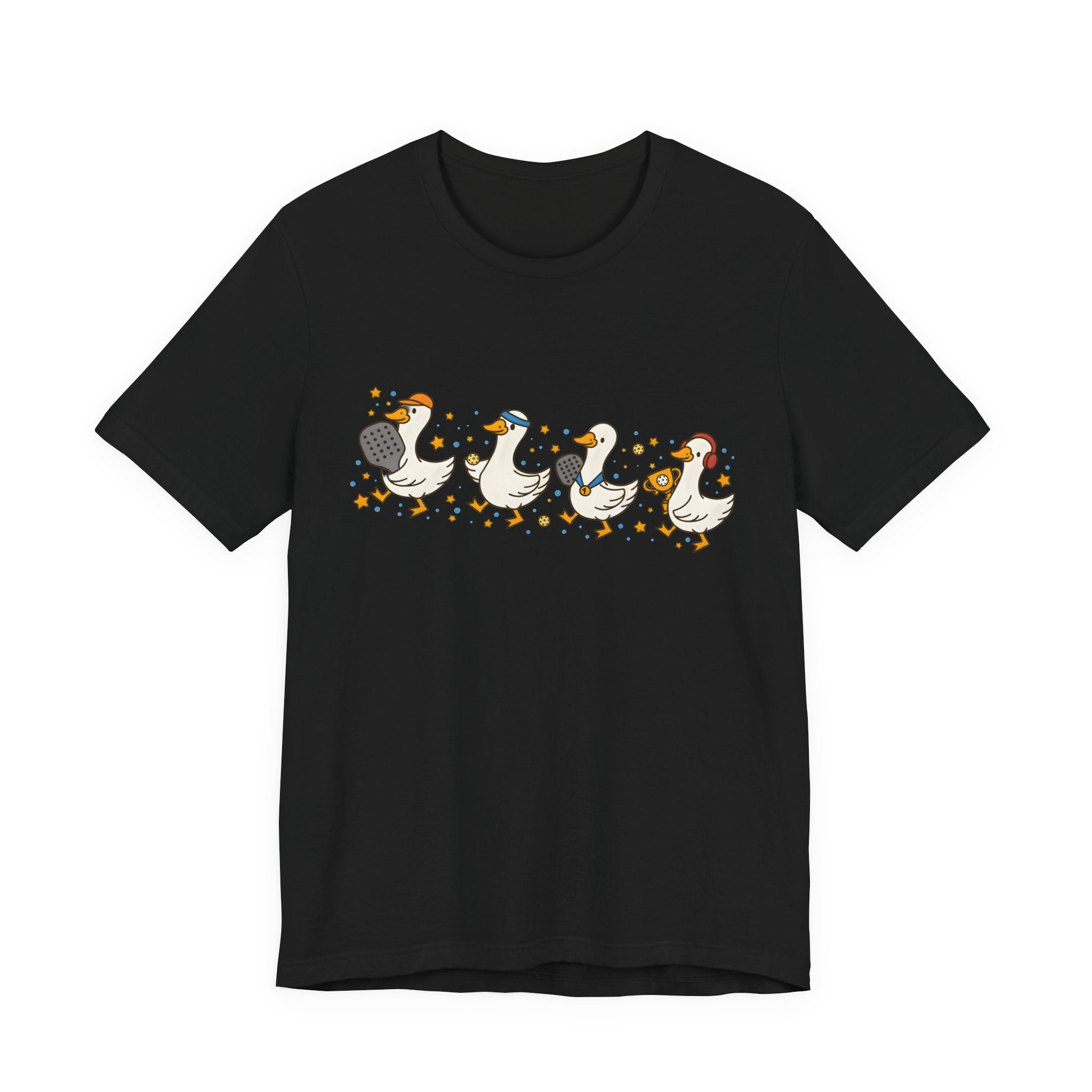 Duck Family Tee — Cute Ducks in Hats Graphic T-Shirt