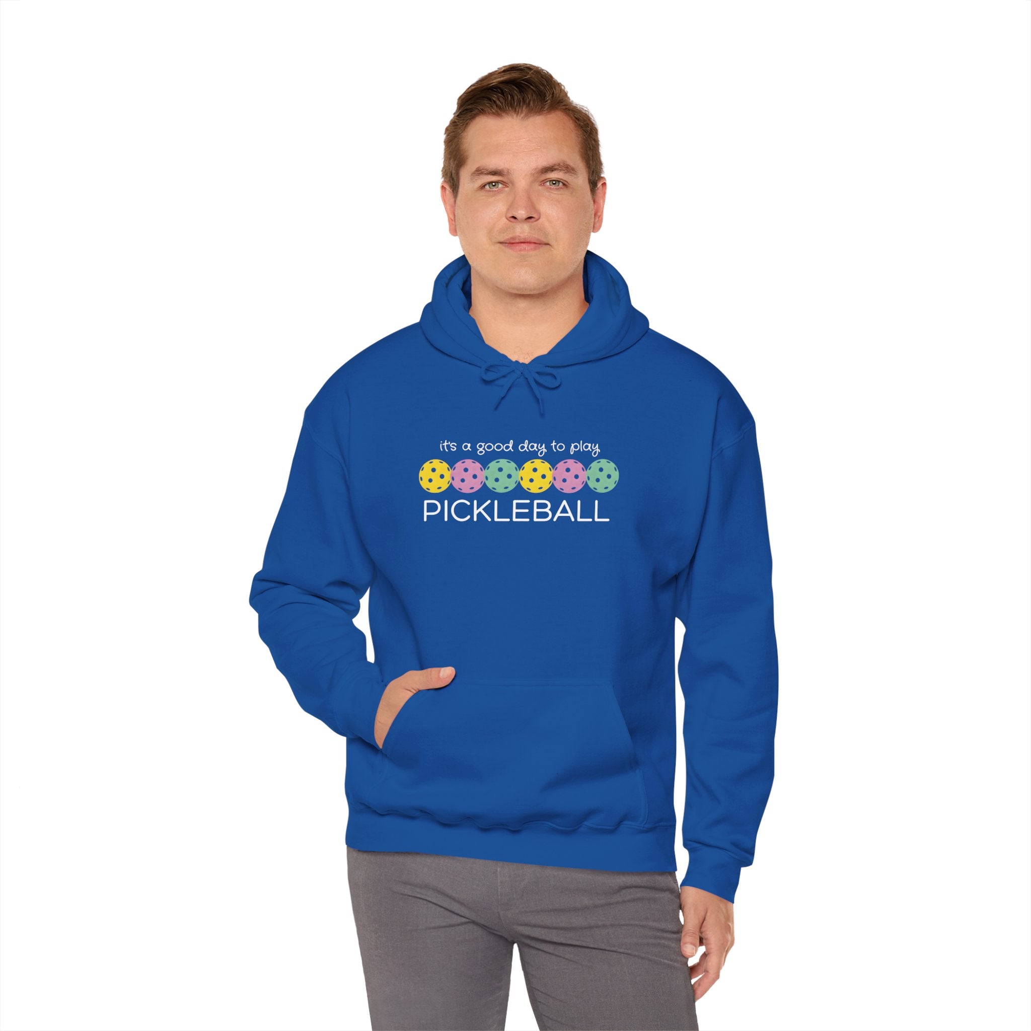 Pickleball Hoodie — "It's a Good Day to Play Pickleball" Cozy Pullover