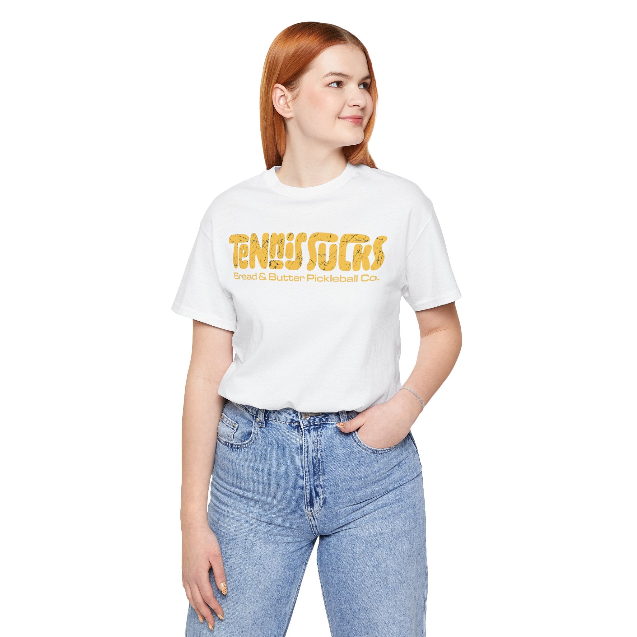 T-Shirt "Tennis Sucks" Vintage Retro Graphic Tee — Funny Tennis Player Gift