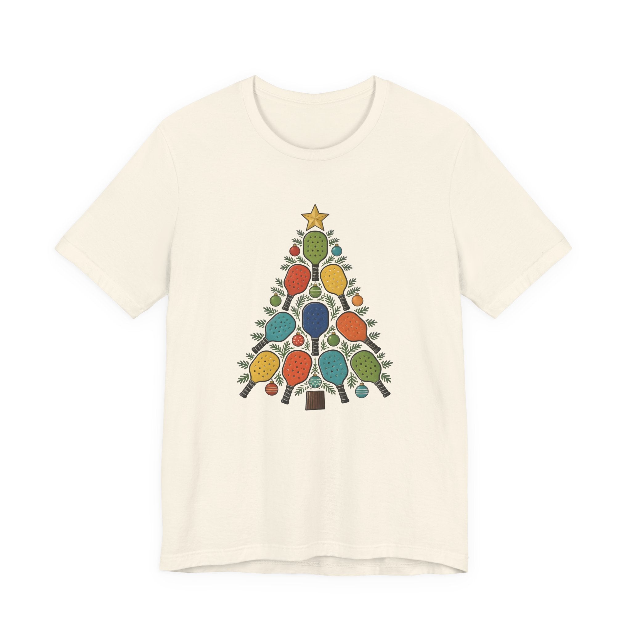 Christmas Tree String Lights T‑Shirt — Retro Holiday Bulb Tee