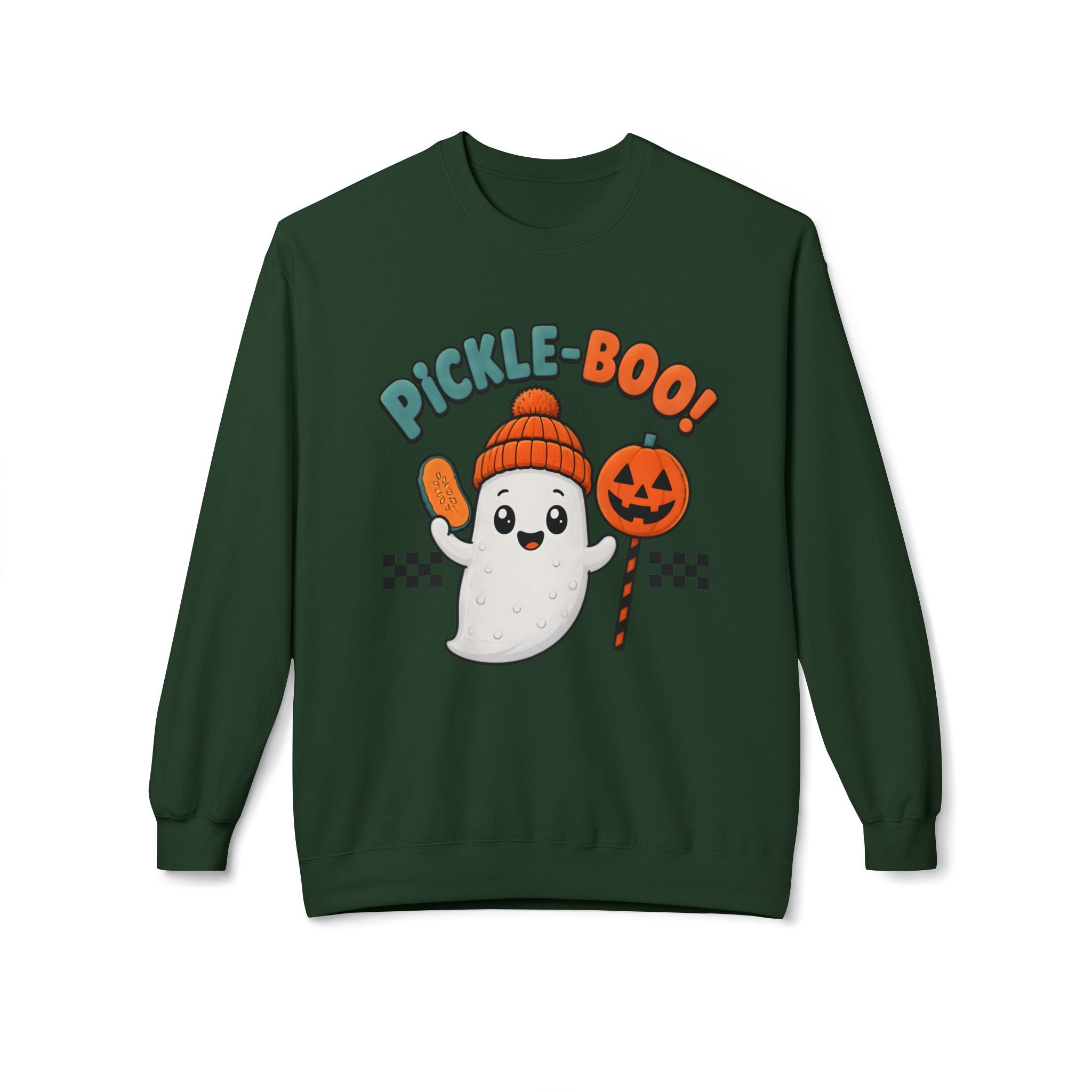 Halloween Pickle-Boo Ghost Sweatshirt