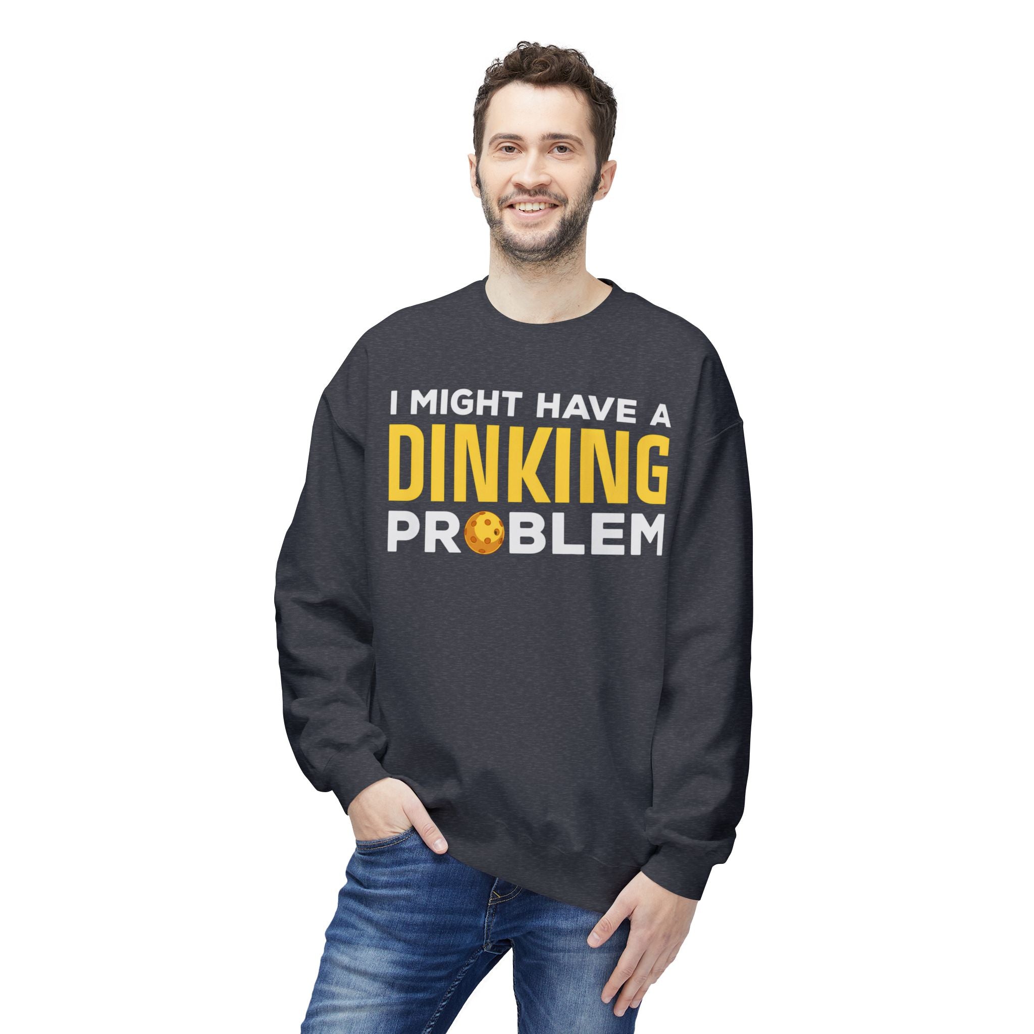 Dinking Problem Sweatshirt — Funny Disc Golf Crewneck