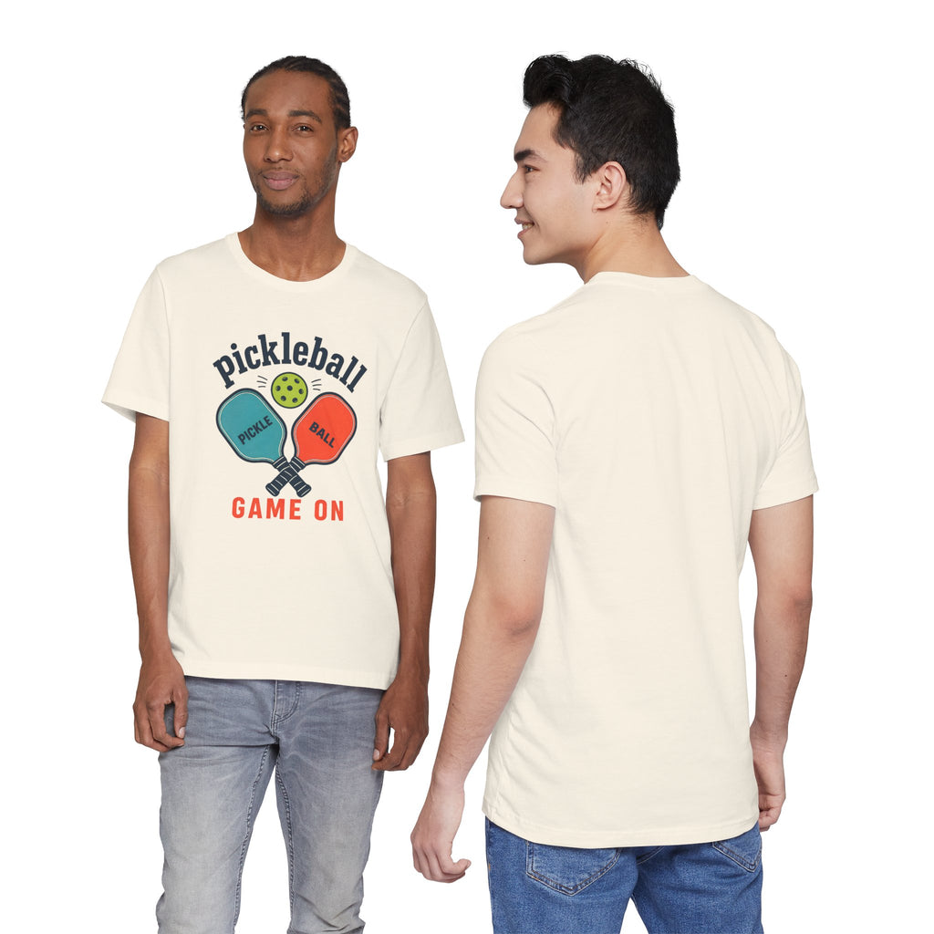 Pickleball 'Game On' Tee — Retro Pickleball Paddles Graphic T-Shirt