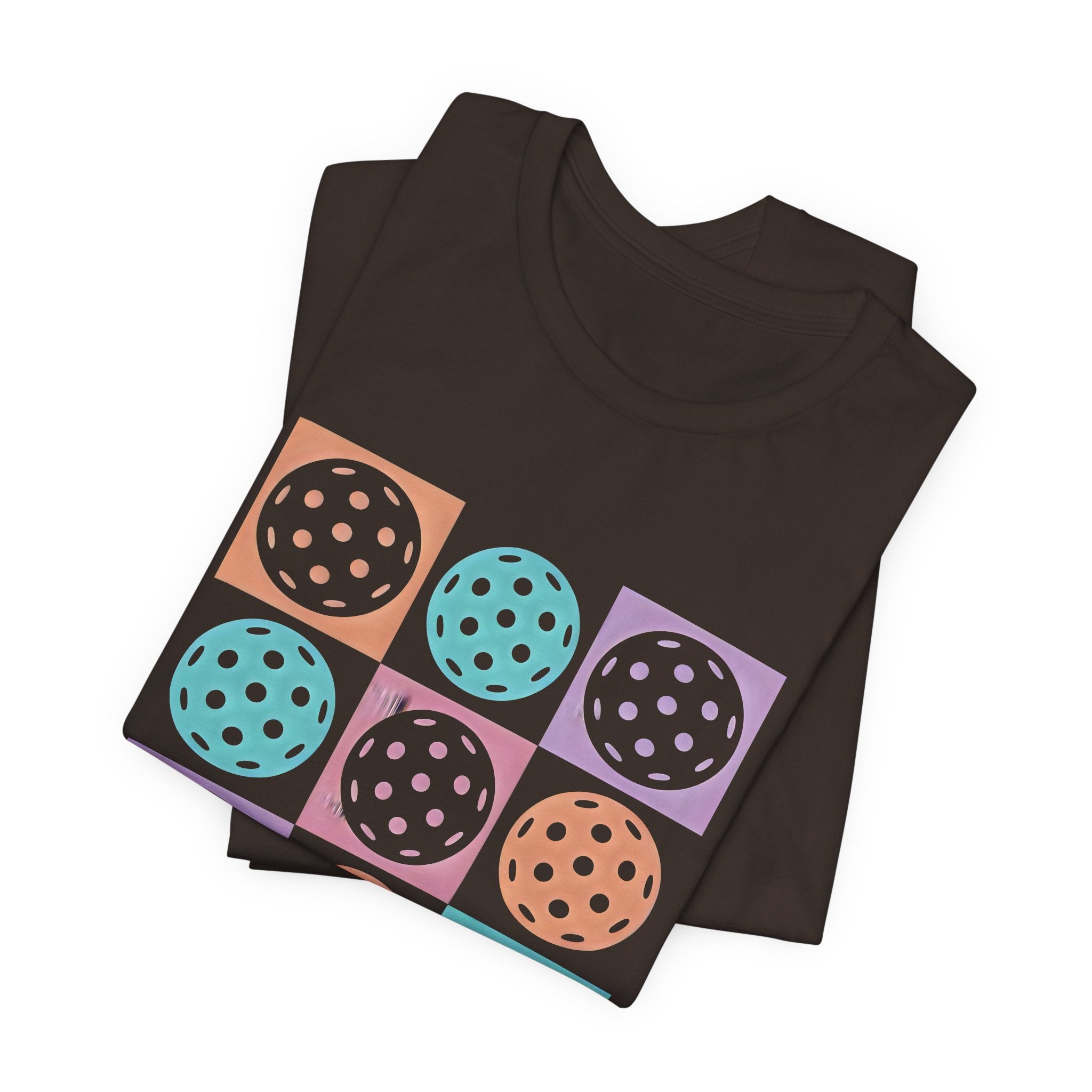 Cookie Pattern T‑Shirt — Colorful Retro Cookie Grid Tee