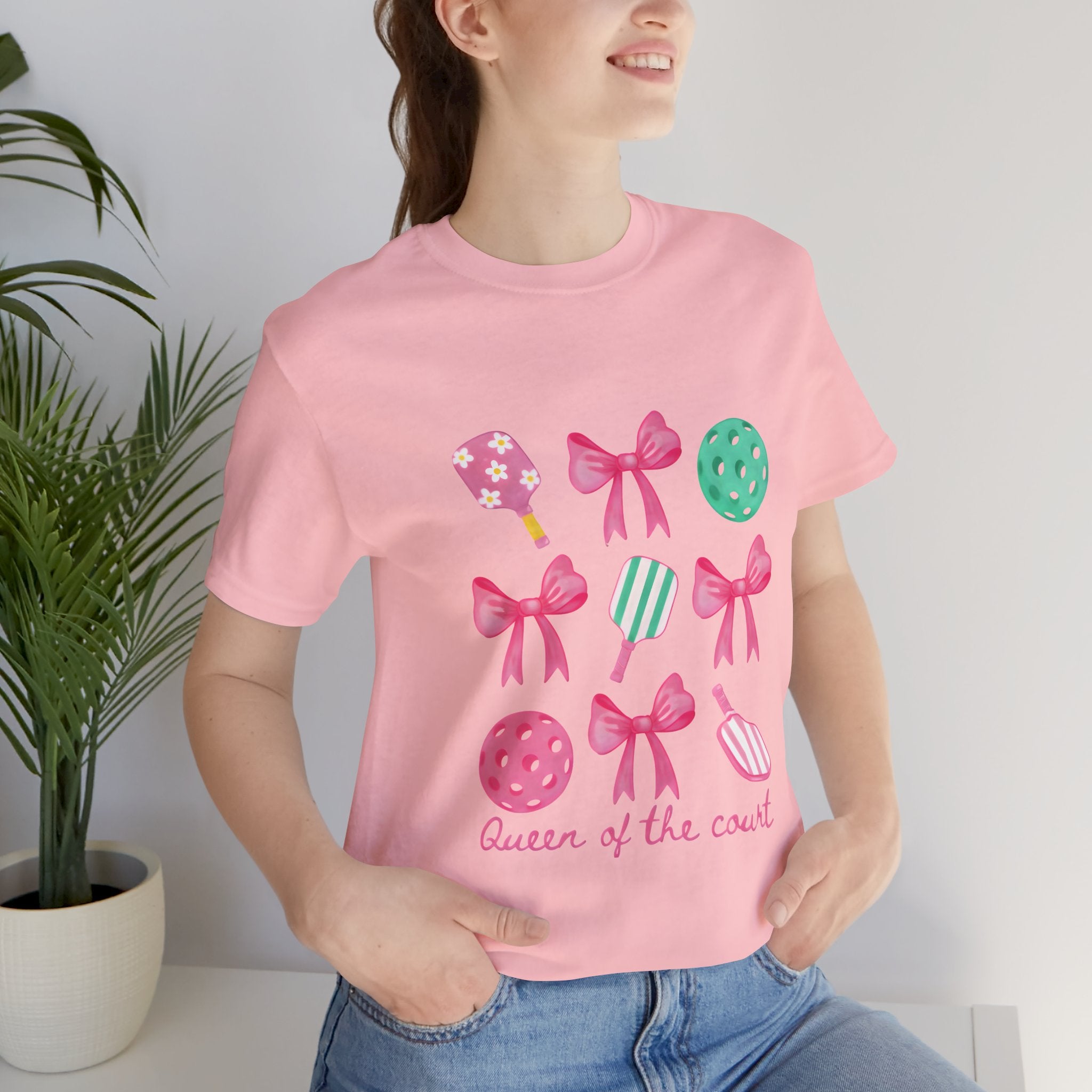 Queen of the Court Candy Pickleball T-Shirt