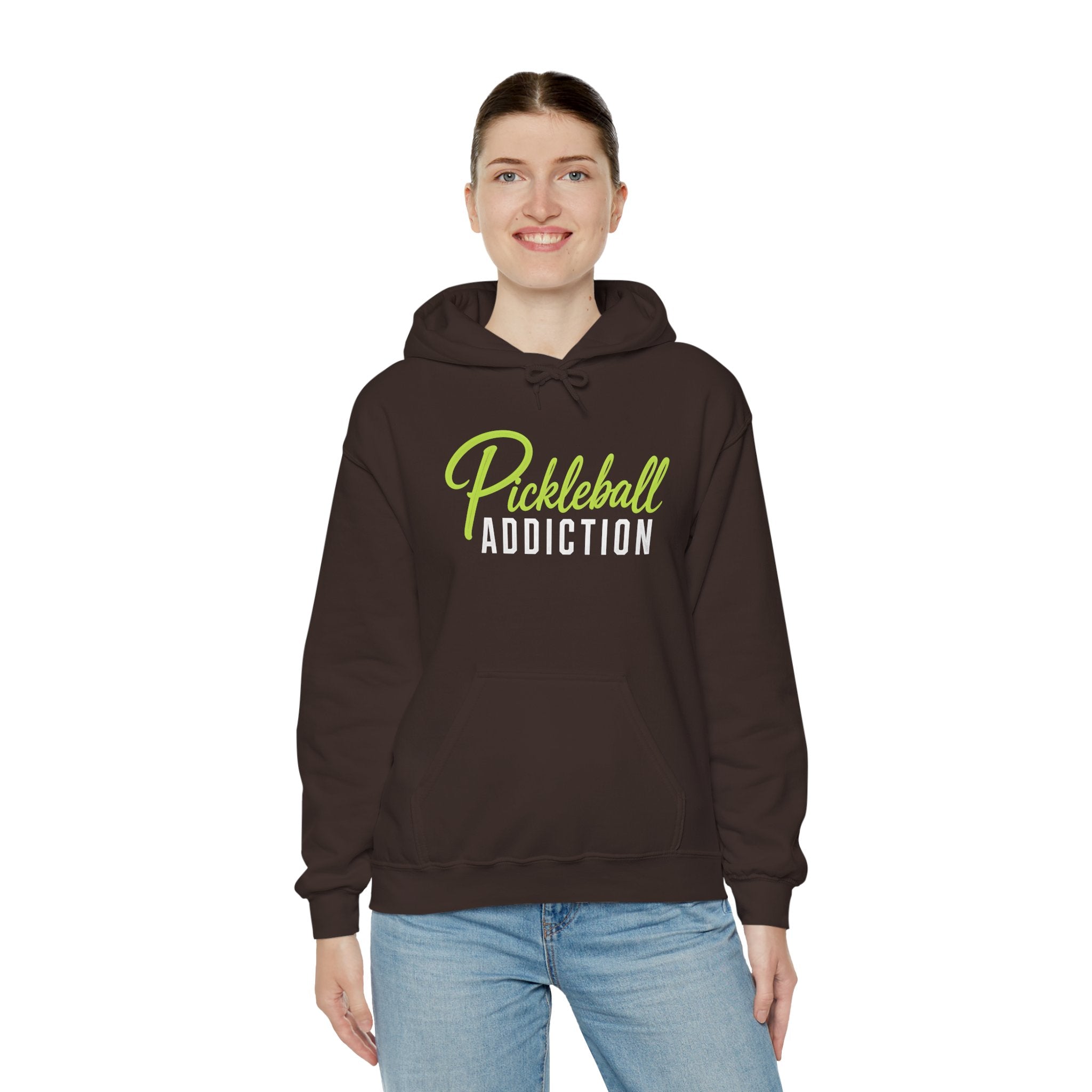 Pickleball Addiction Hoodie - Pickleball Sports Pullover for Players & Fans